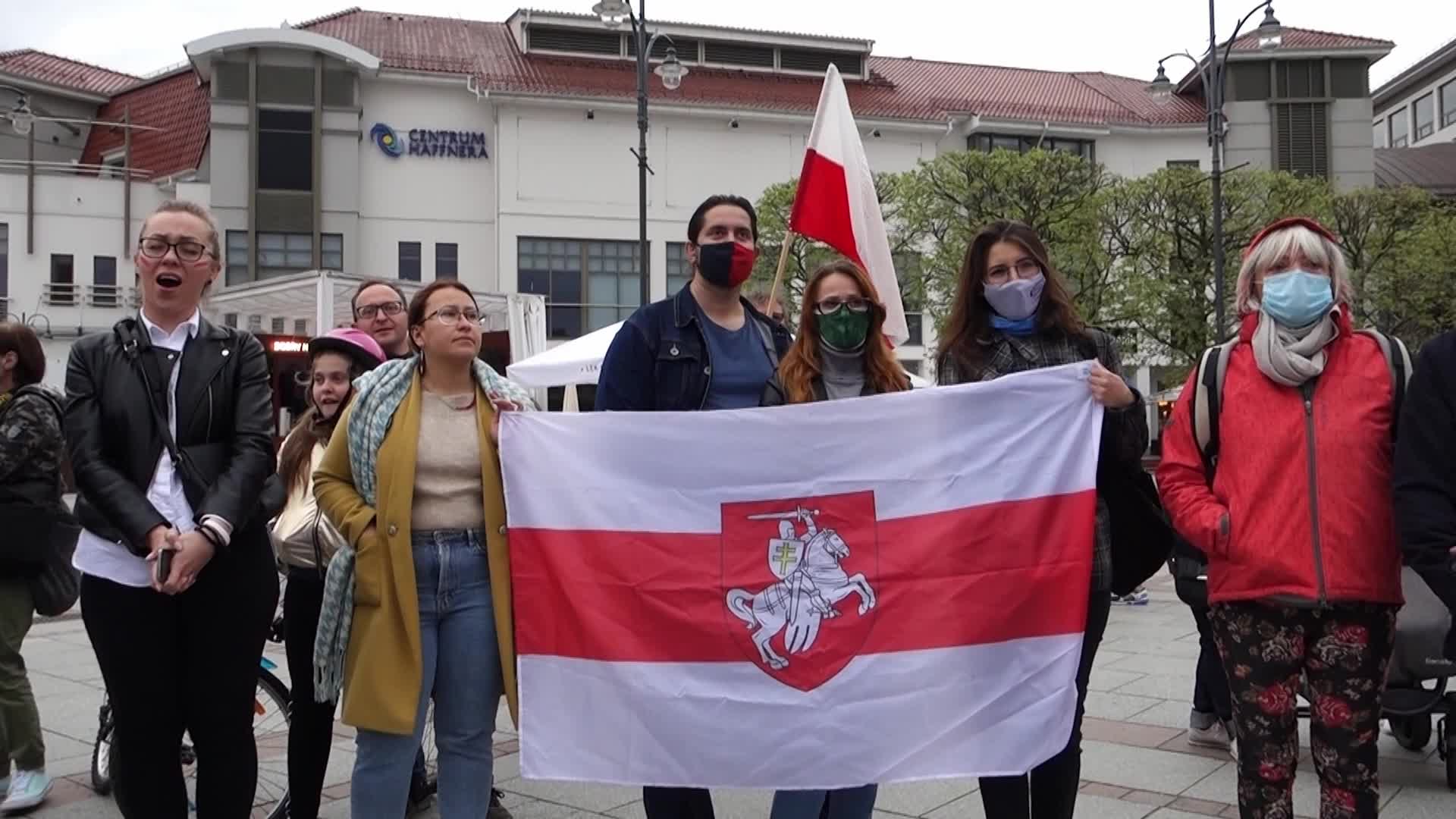 Scream For Belarus Rally In Sopot, Poland