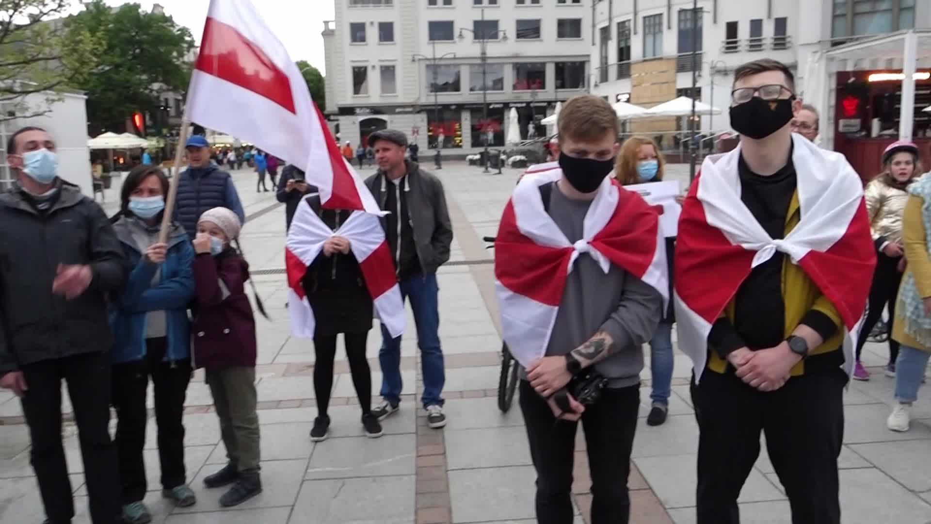 Scream For Belarus Rally In Sopot, Poland