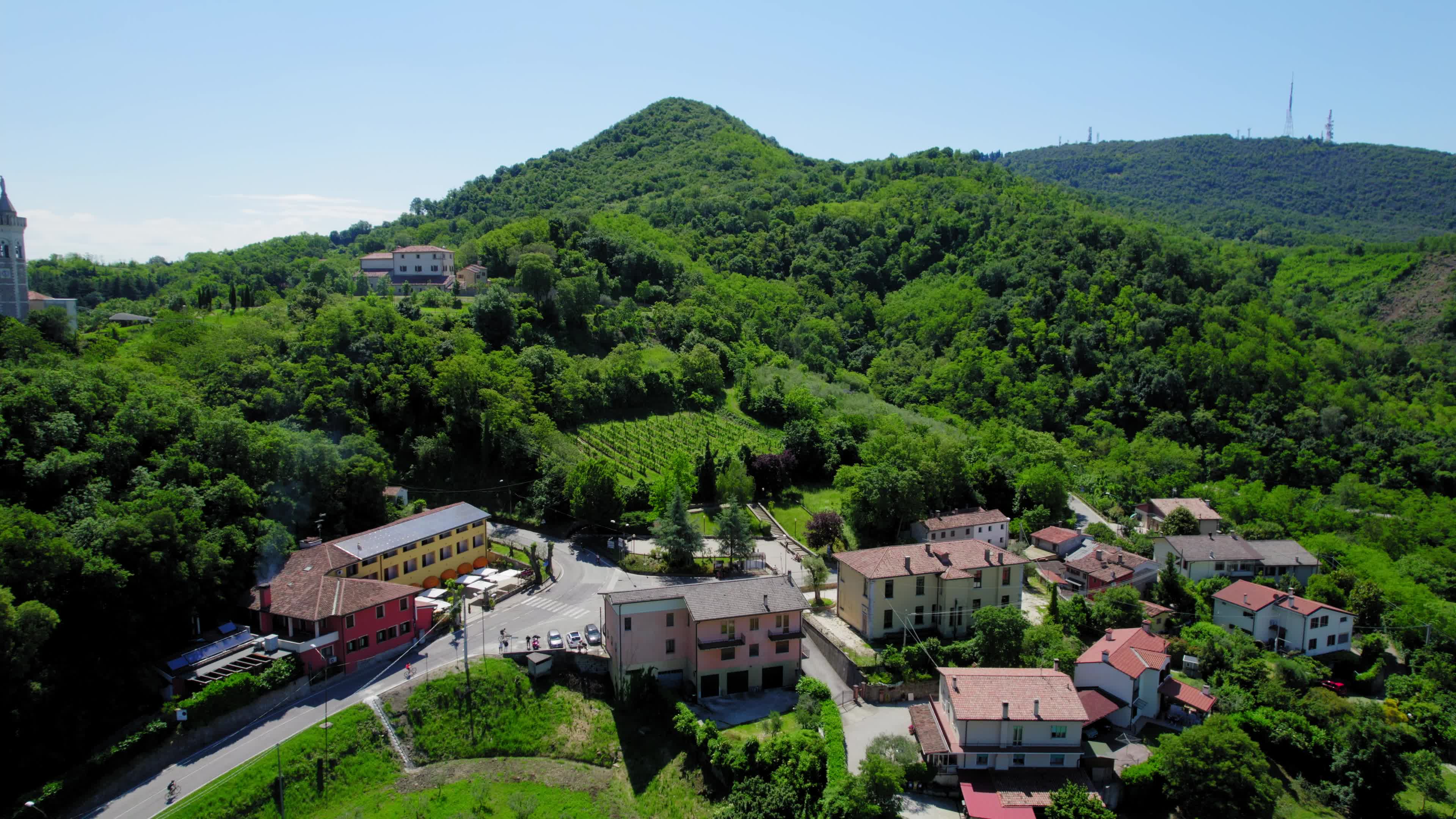 Drone View Of Euganean Hills, Italy