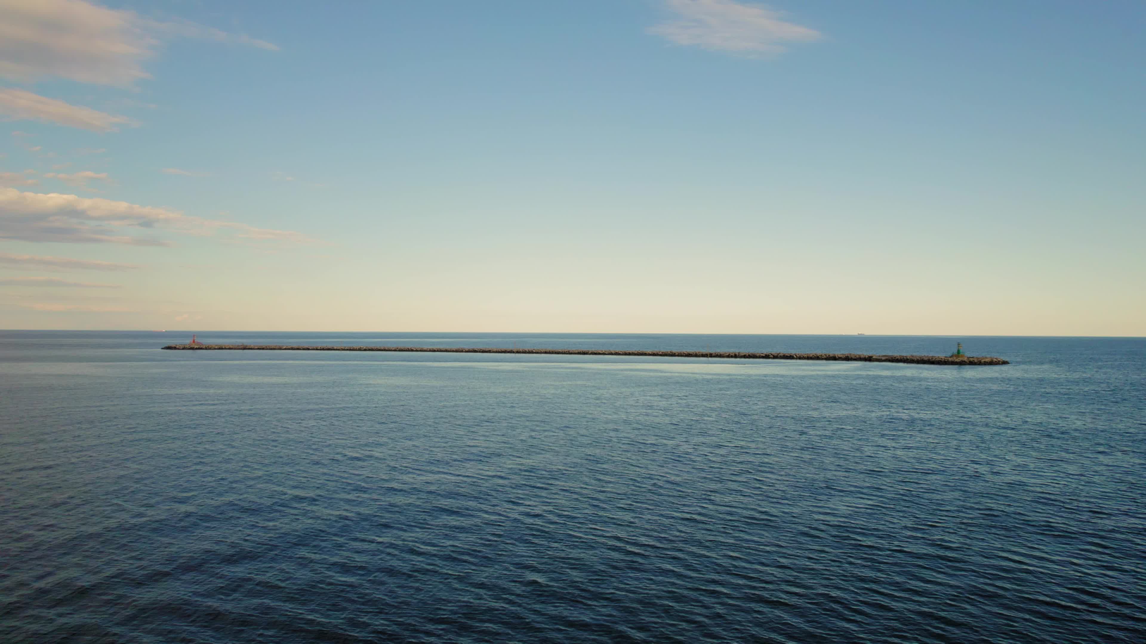 Drone View Of Chioggia, Italy During The Sunset