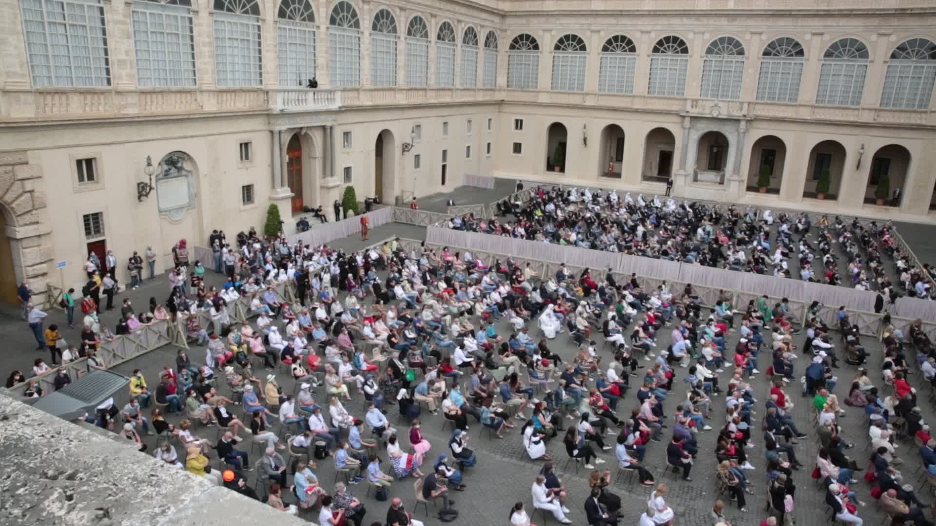 Pope Francis holds his General Weekly Audience