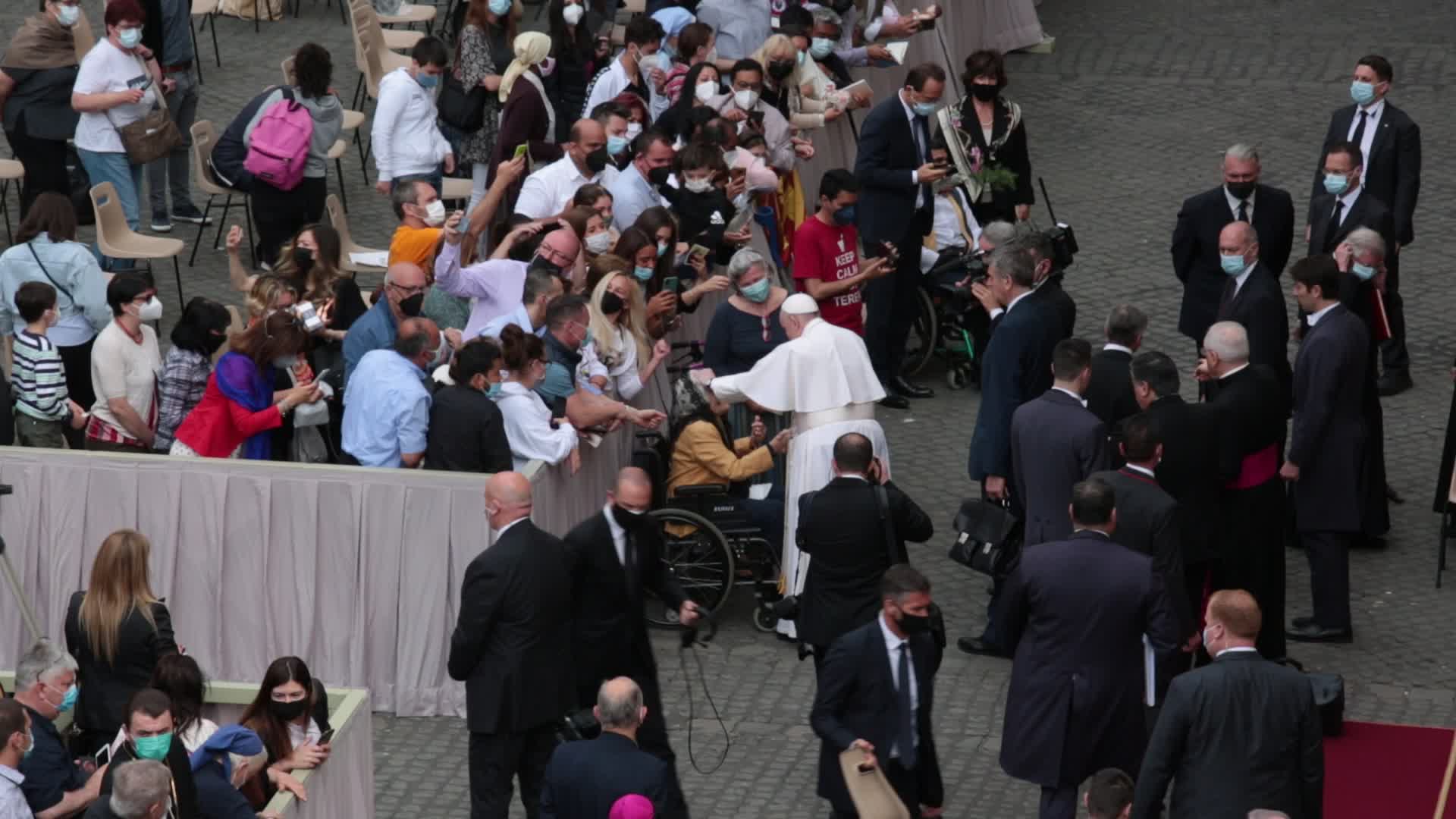 Pope Francis holds his General Weekly Audience