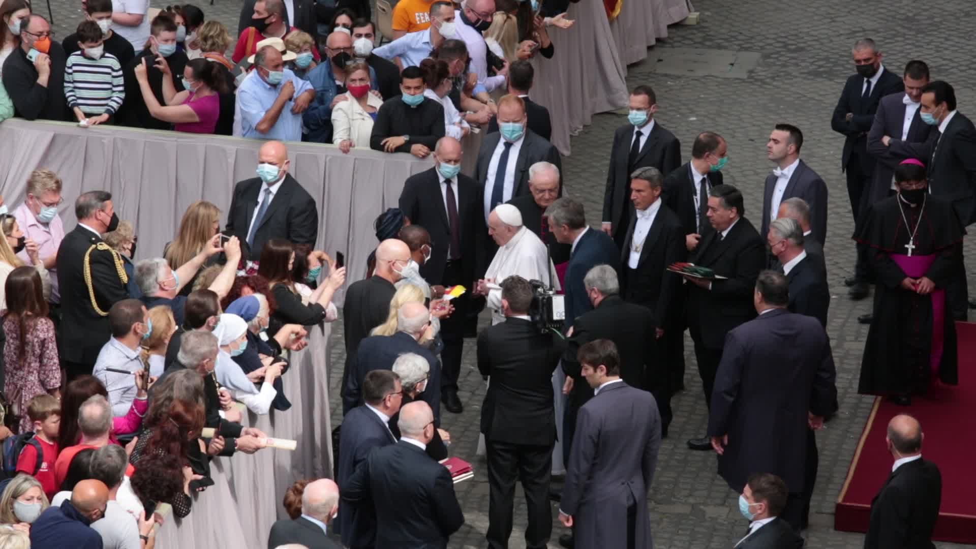 Pope Francis holds his General Weekly Audience