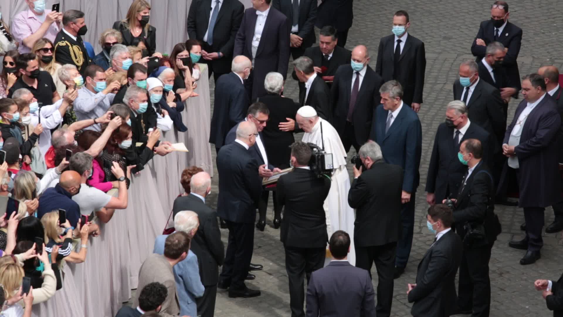 Pope Francis holds his General Weekly Audience