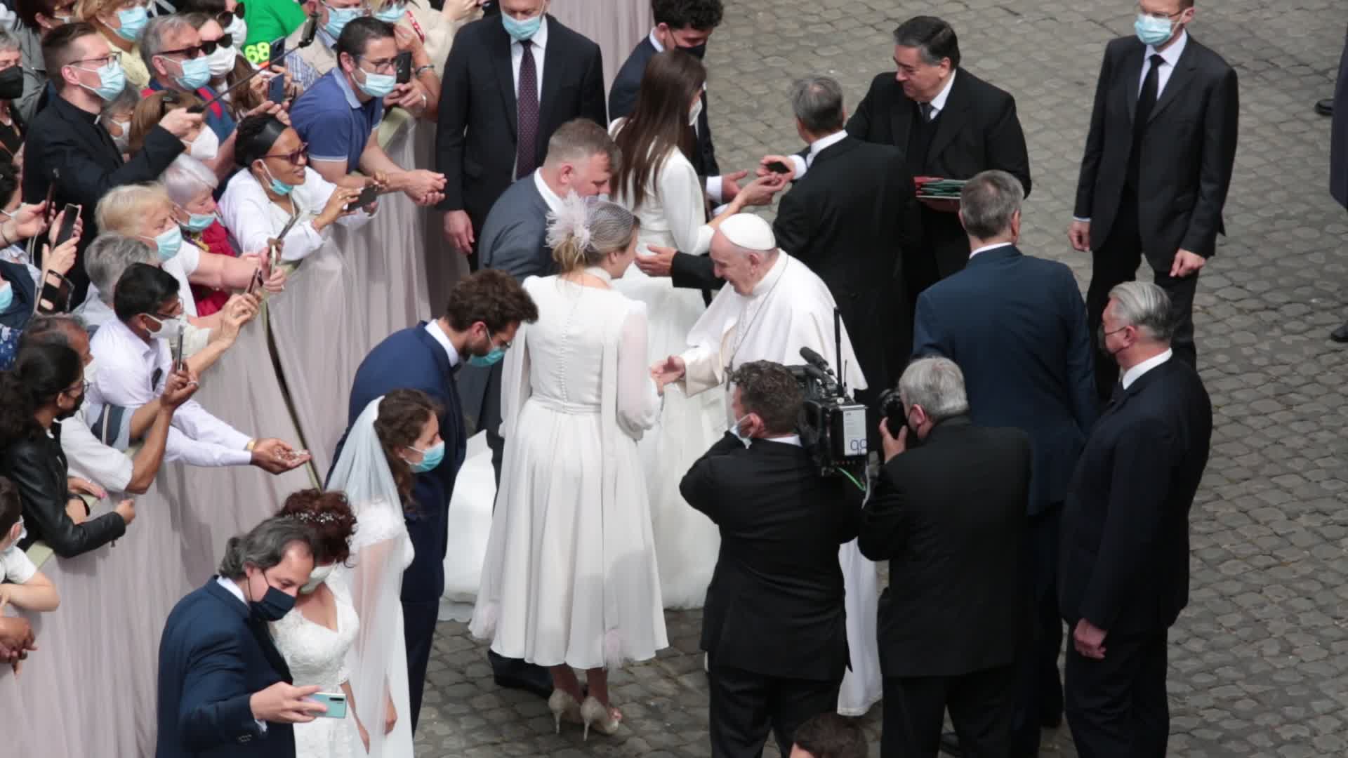 Pope Francis holds his General Weekly Audience