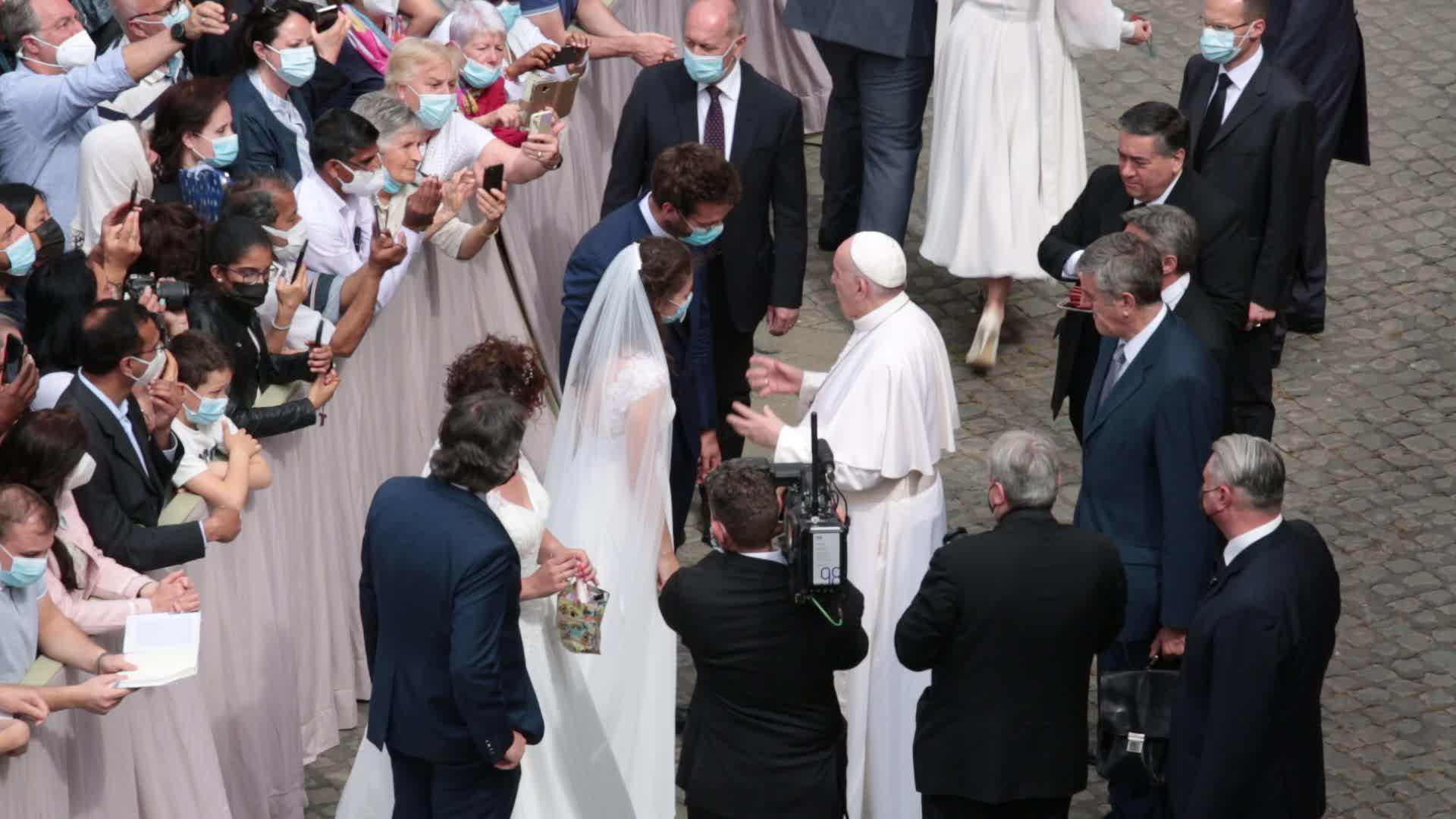 Pope Francis holds his General Weekly Audience