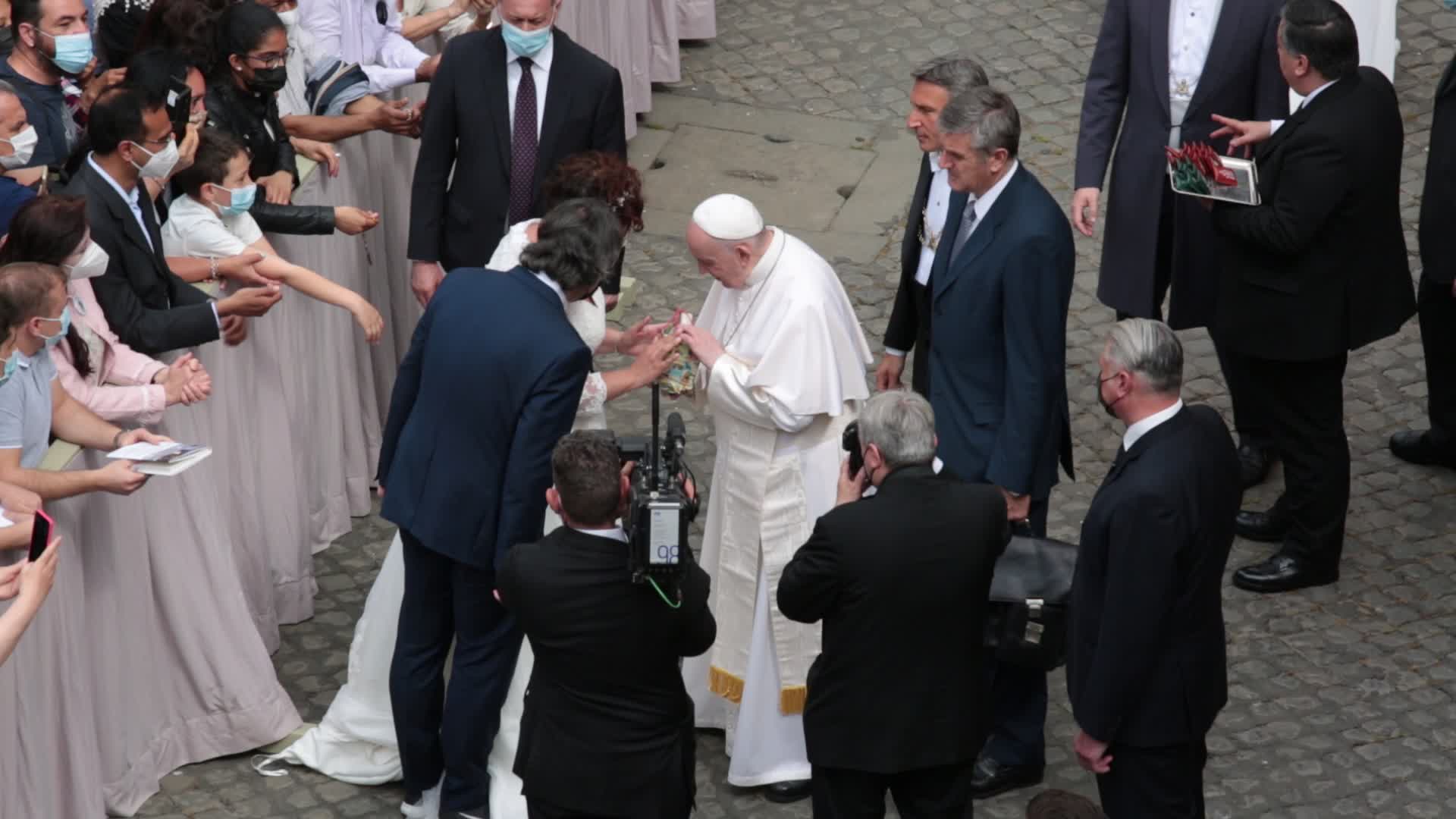 Pope Francis holds his General Weekly Audience