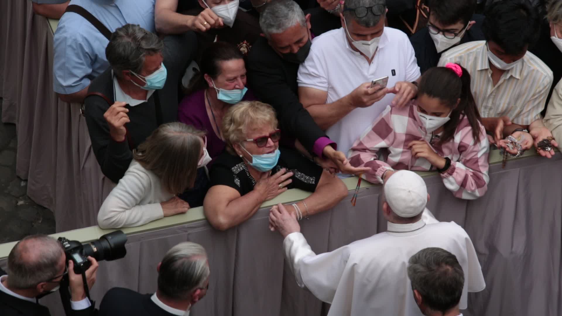 Pope Francis holds his General Weekly Audience