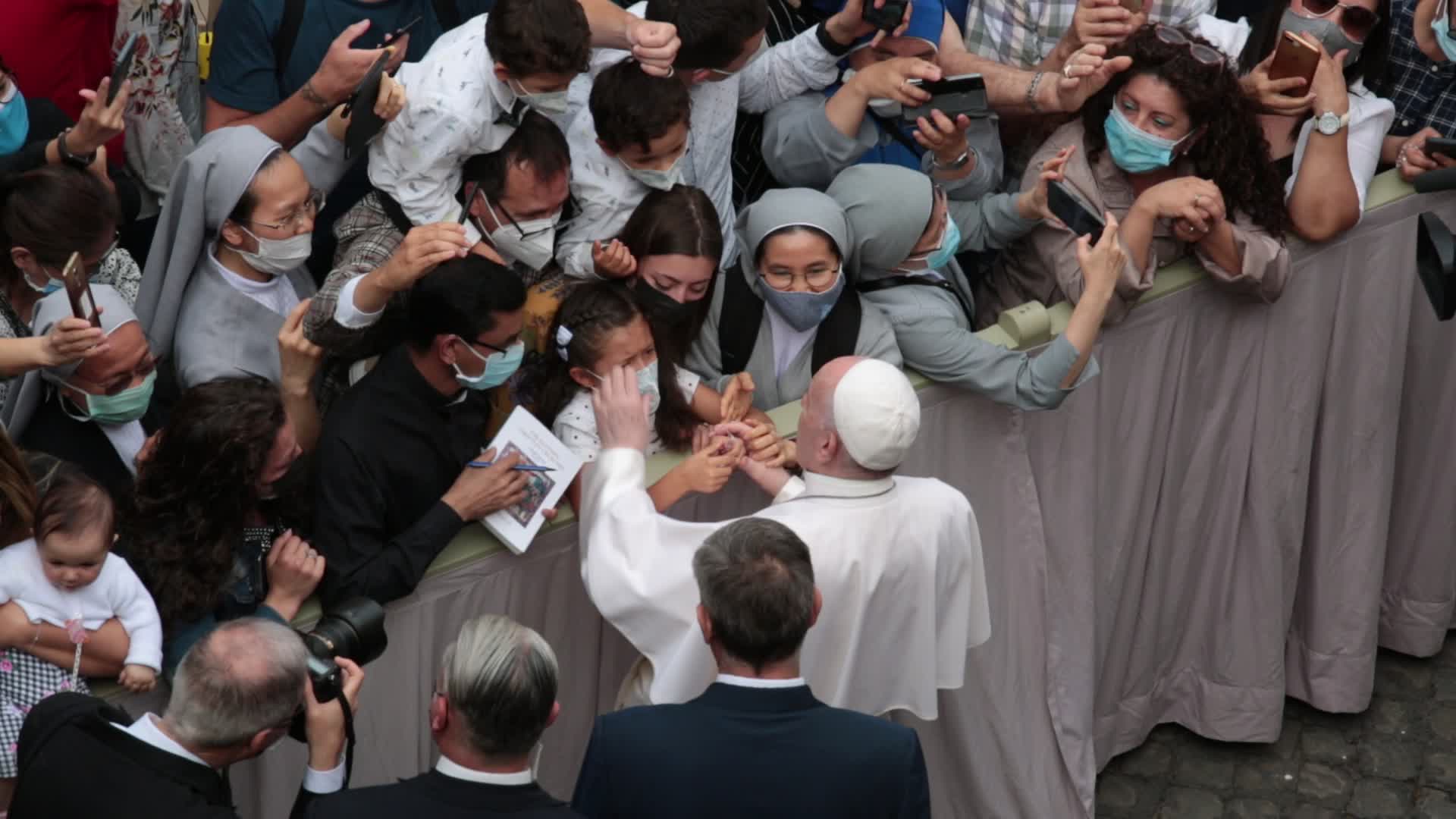 Pope Francis holds his General Weekly Audience