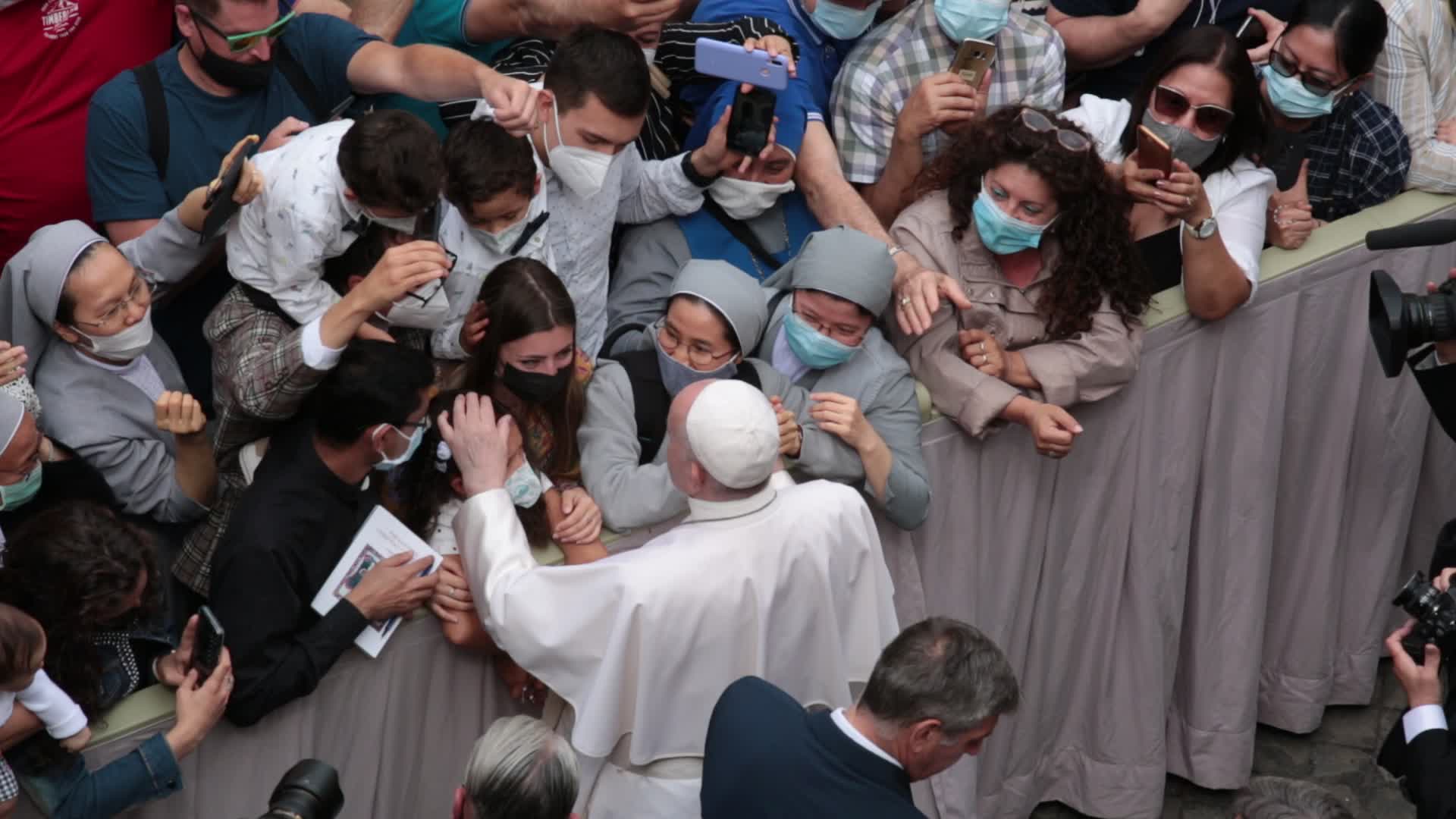 Pope Francis holds his General Weekly Audience