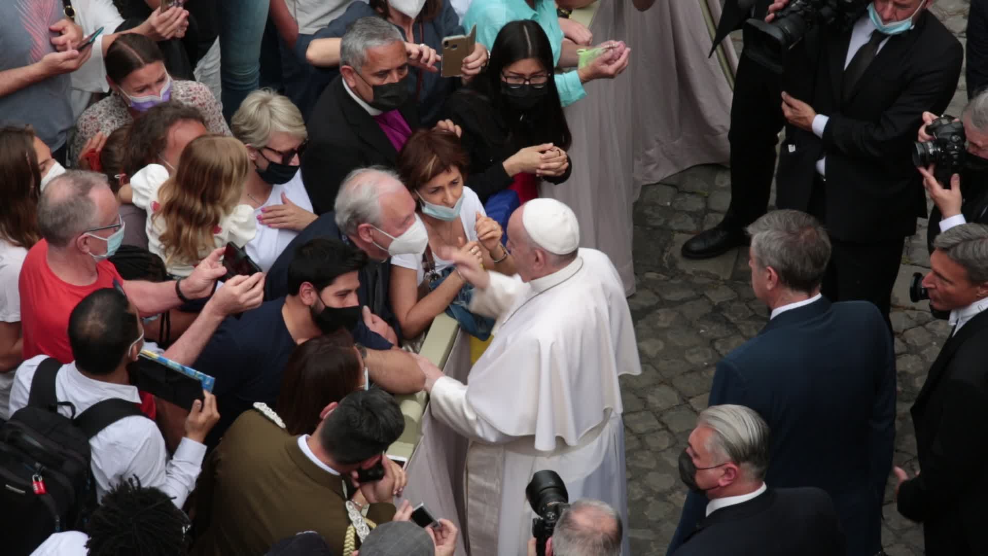 Pope Francis holds his General Weekly Audience