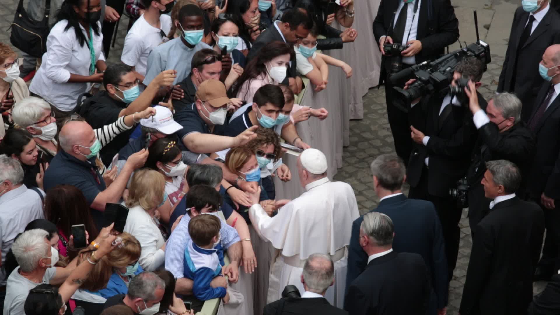 Pope Francis holds his General Weekly Audience