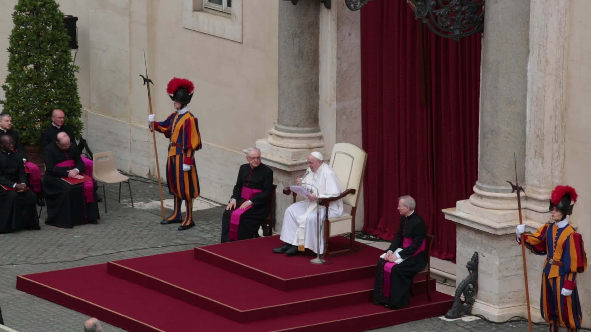 Pope Francis holds his General Weekly Audience