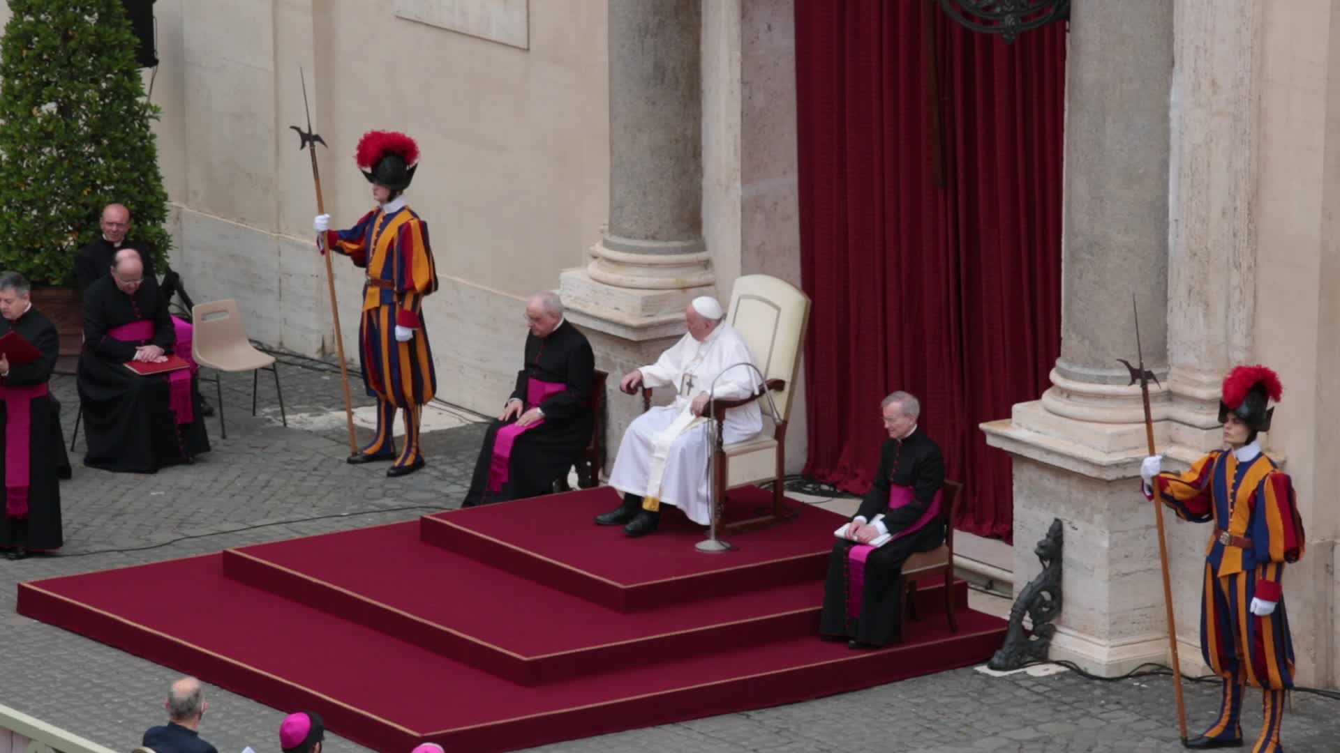 Pope Francis holds his General Weekly Audience