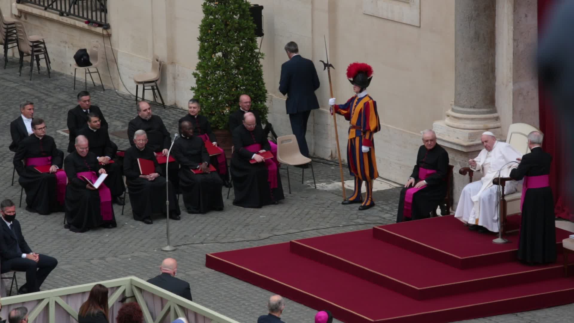 Pope Francis holds his General Weekly Audience