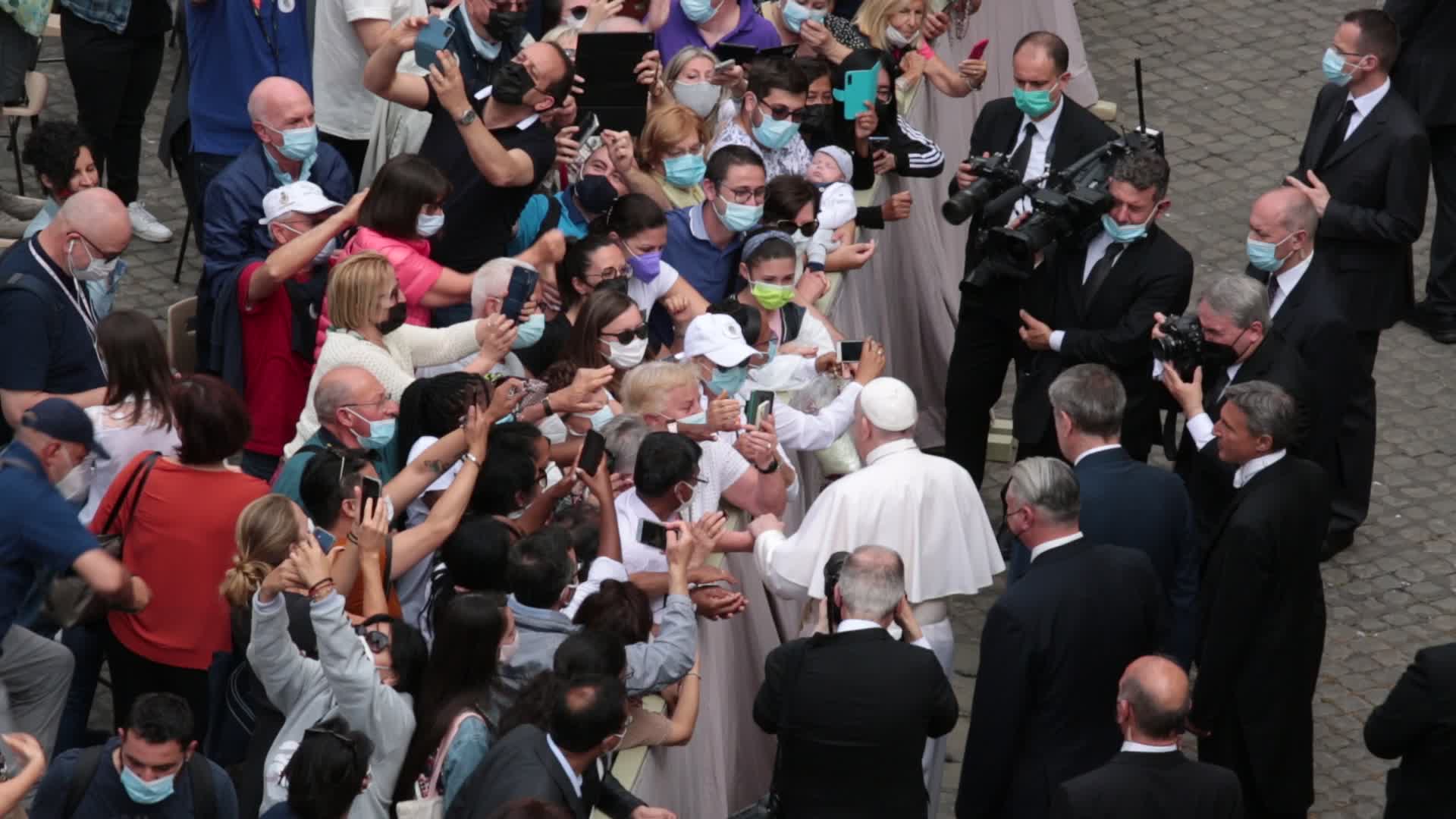 Pope Francis holds his General Weekly Audience