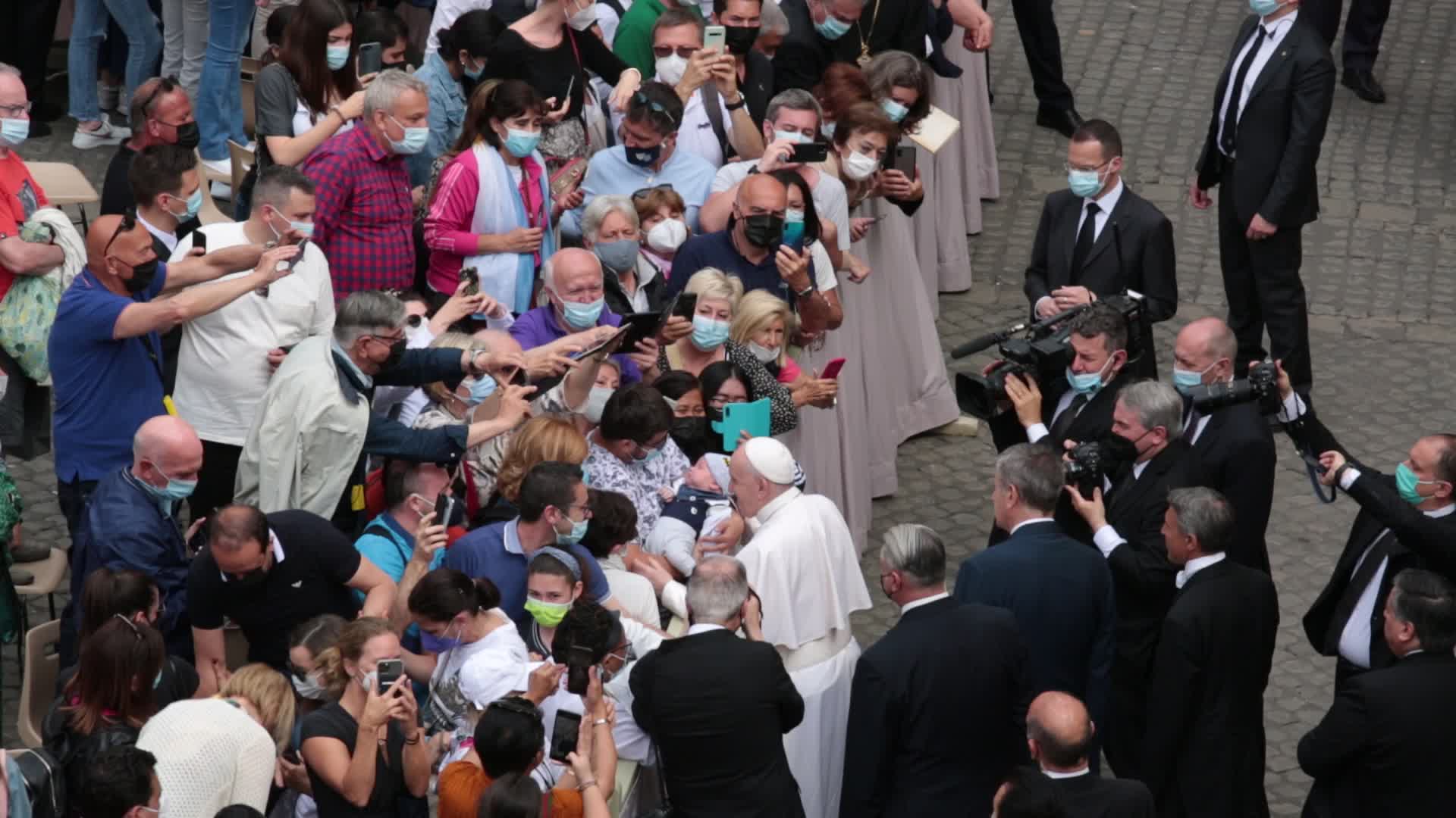 Pope Francis holds his General Weekly Audience