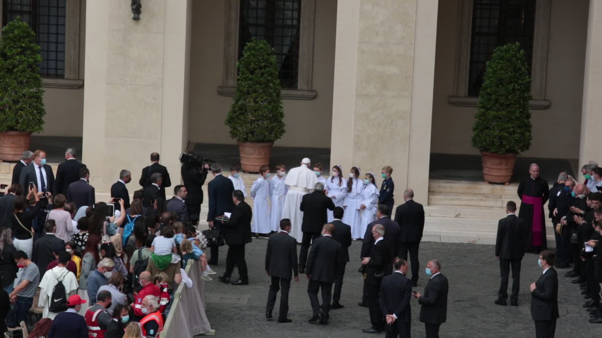 Pope Francis holds his General Weekly Audience