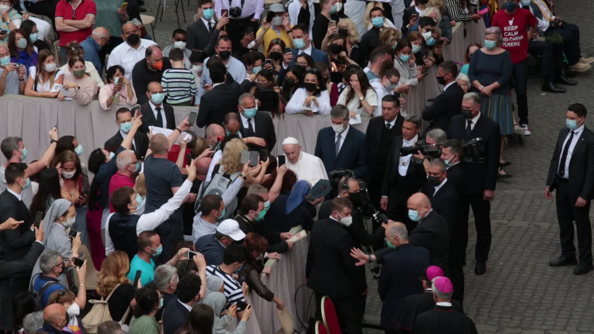 Pope Francis holds his General Weekly Audience