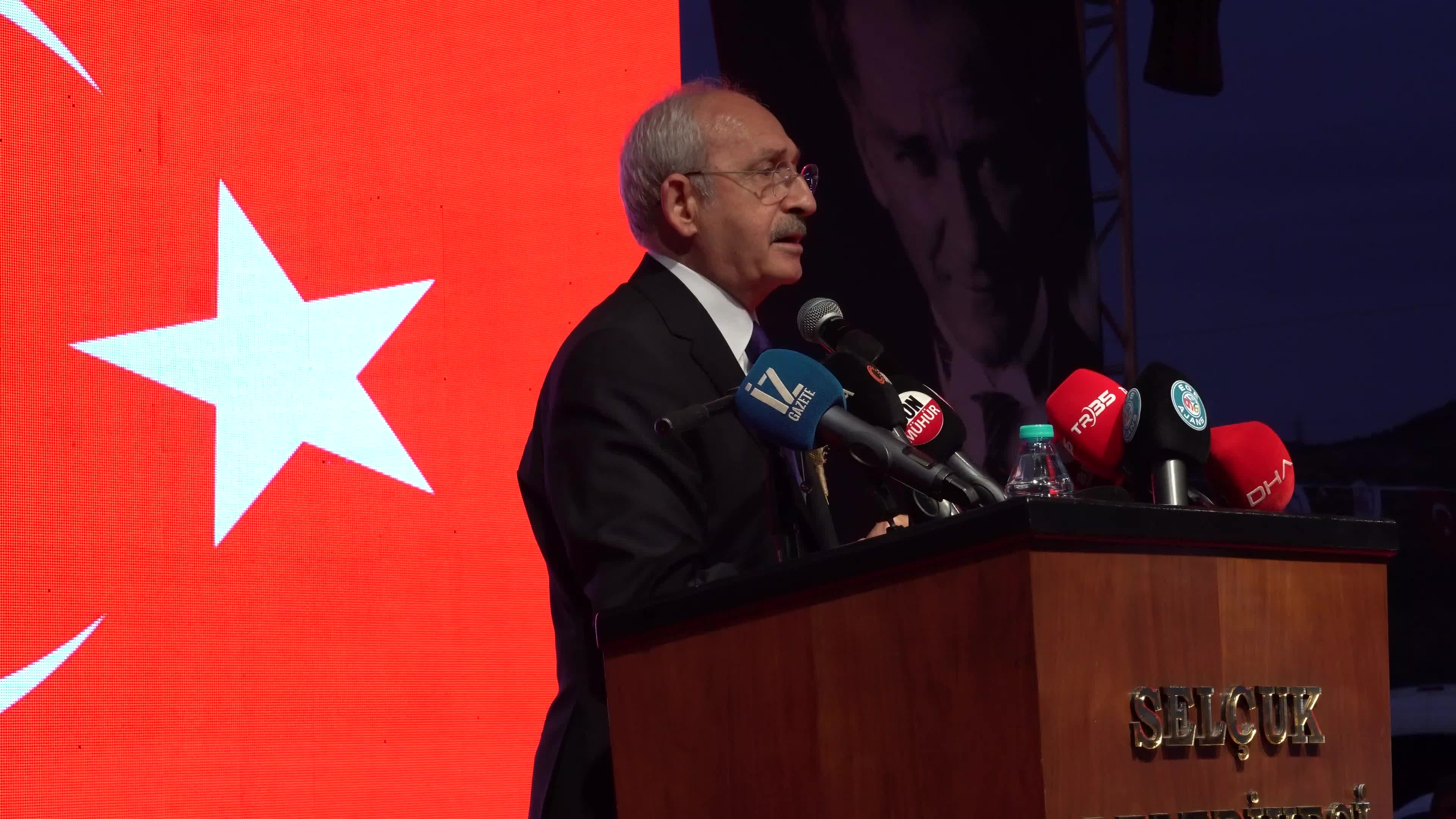 Kemal Kılıcdaroglu, chairman of the main opposition party CHP, has participated and gave a speech in the opening ceremony of the agrotourism project