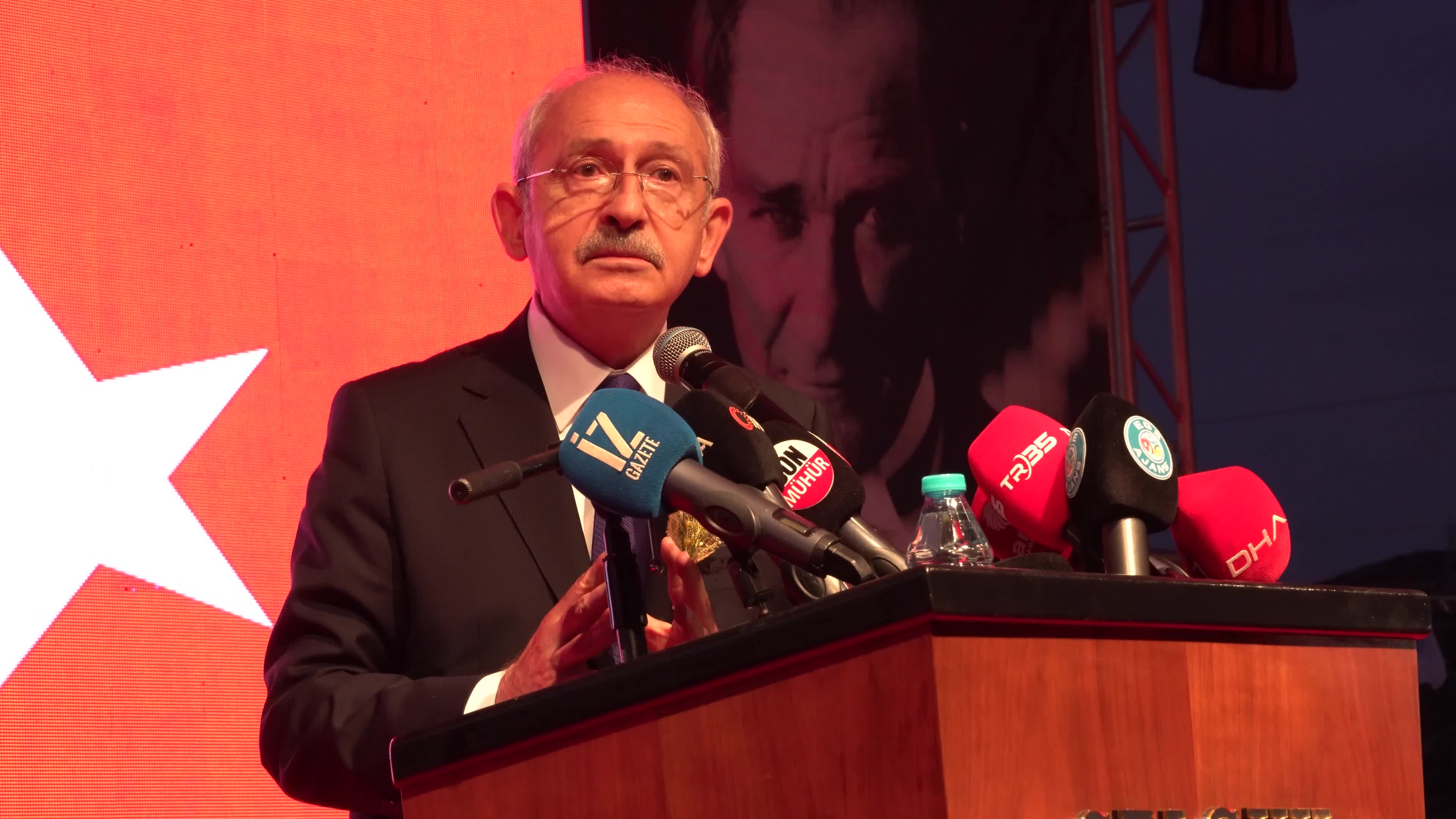 Kemal Kılıcdaroglu, chairman of the main opposition party CHP, has participated and gave a speech in the opening ceremony of the agrotourism project