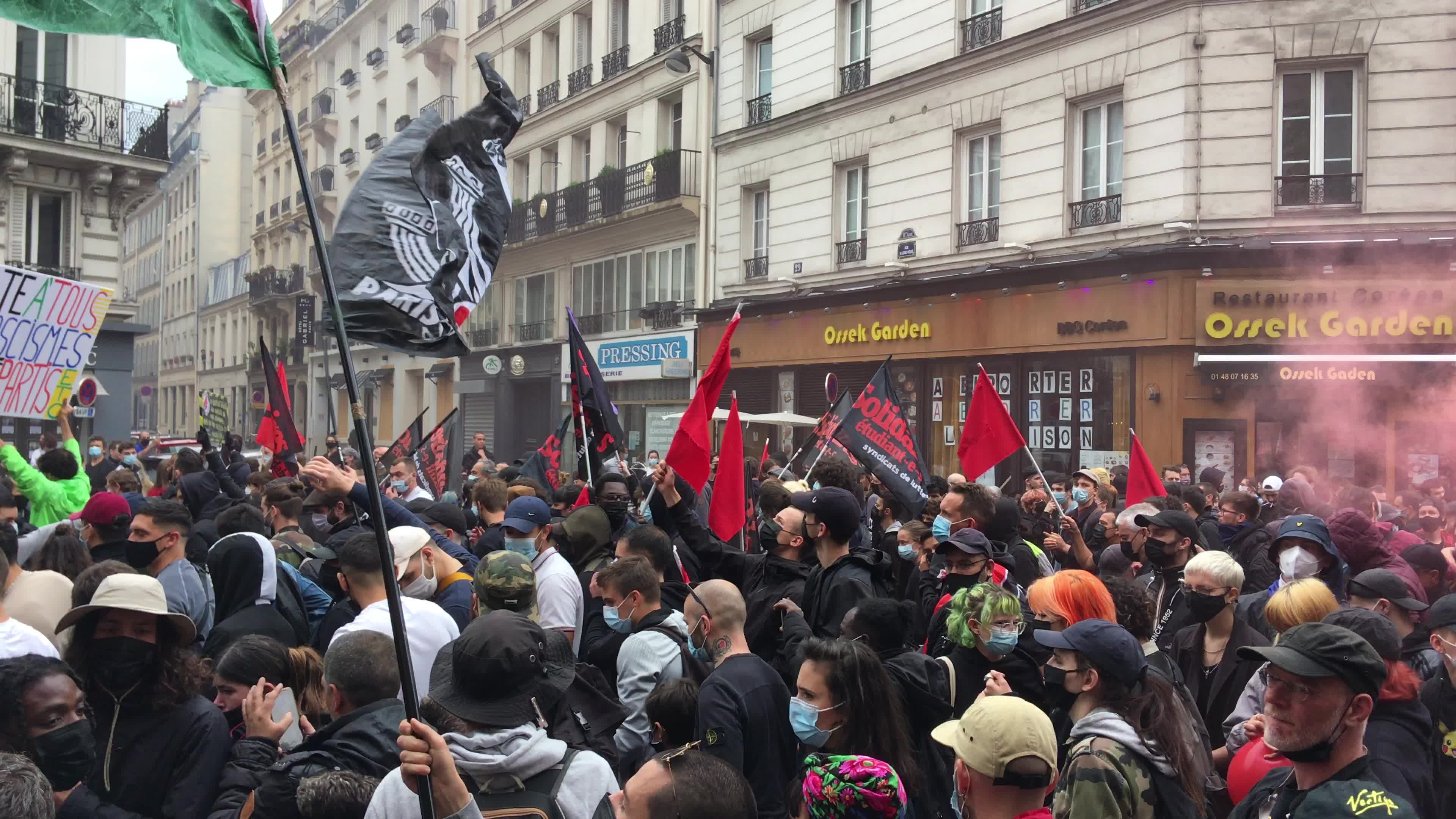 Anti-fascist Demonstration In Tribute To Clement Meric