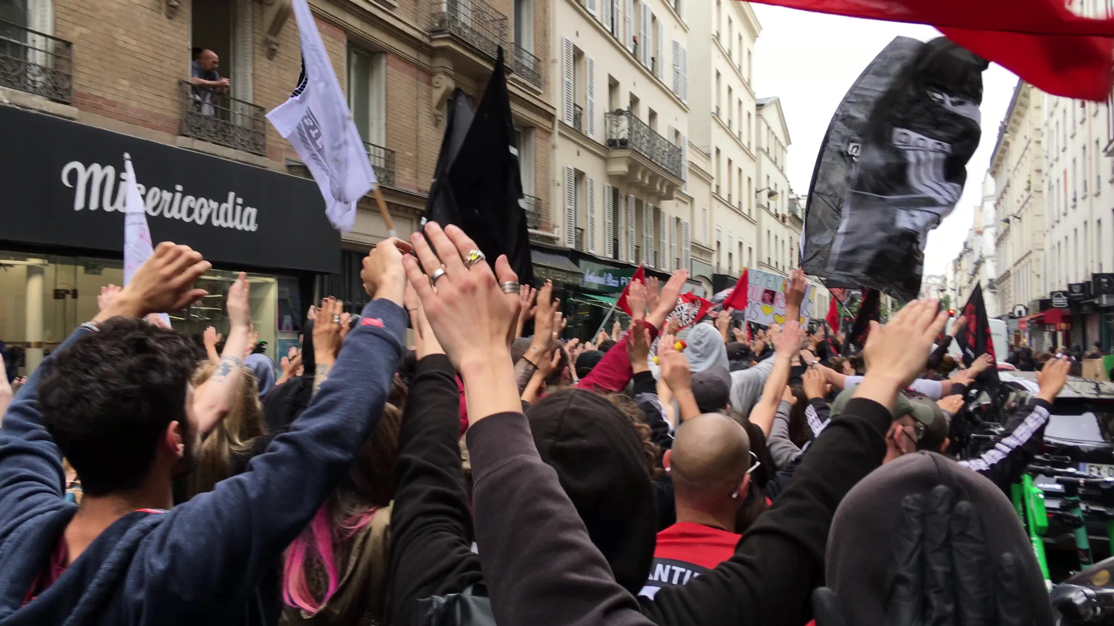 Anti-fascist Demonstration In Tribute To Clement Meric