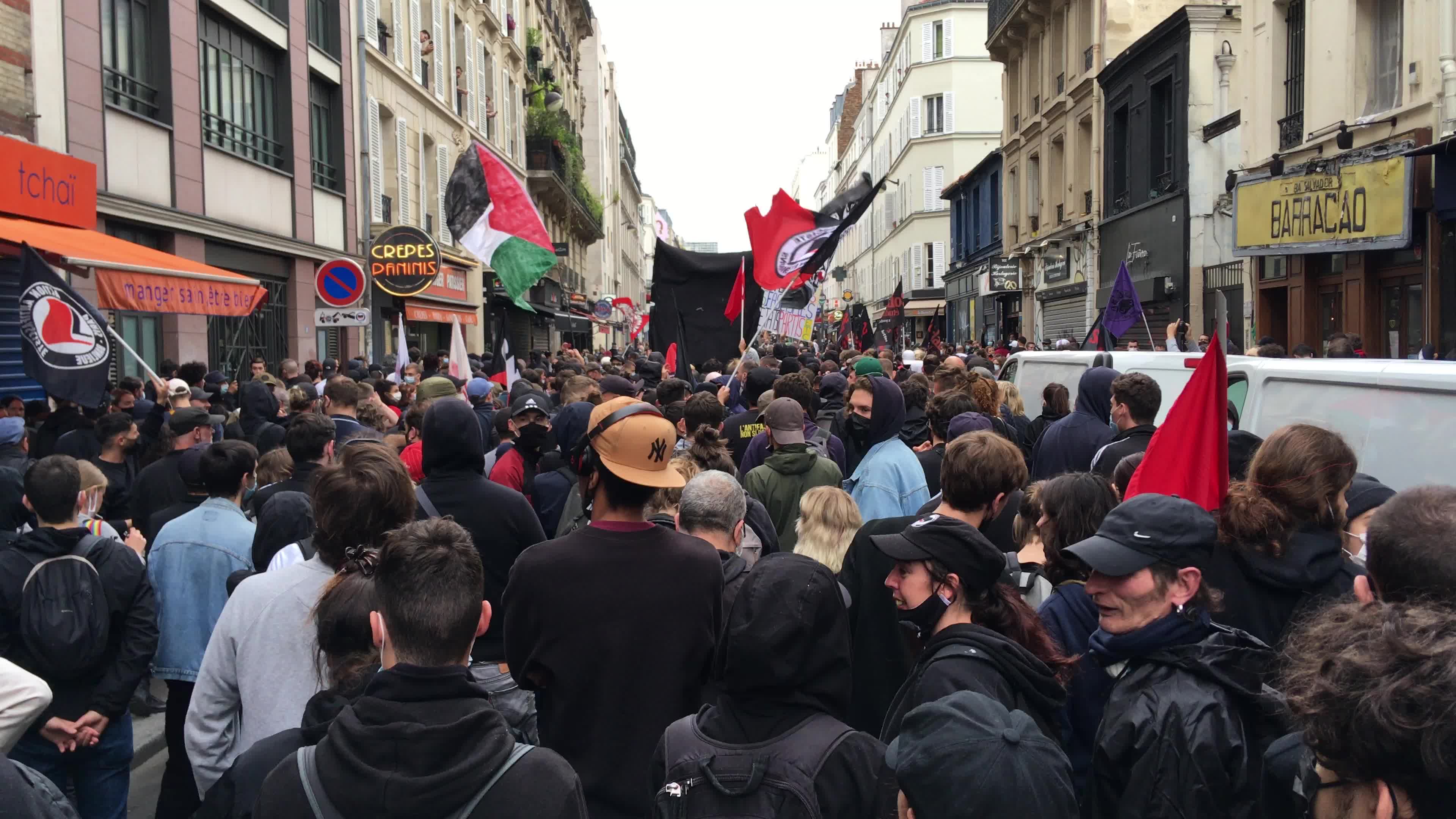 Anti-fascist Demonstration In Tribute To Clement Meric