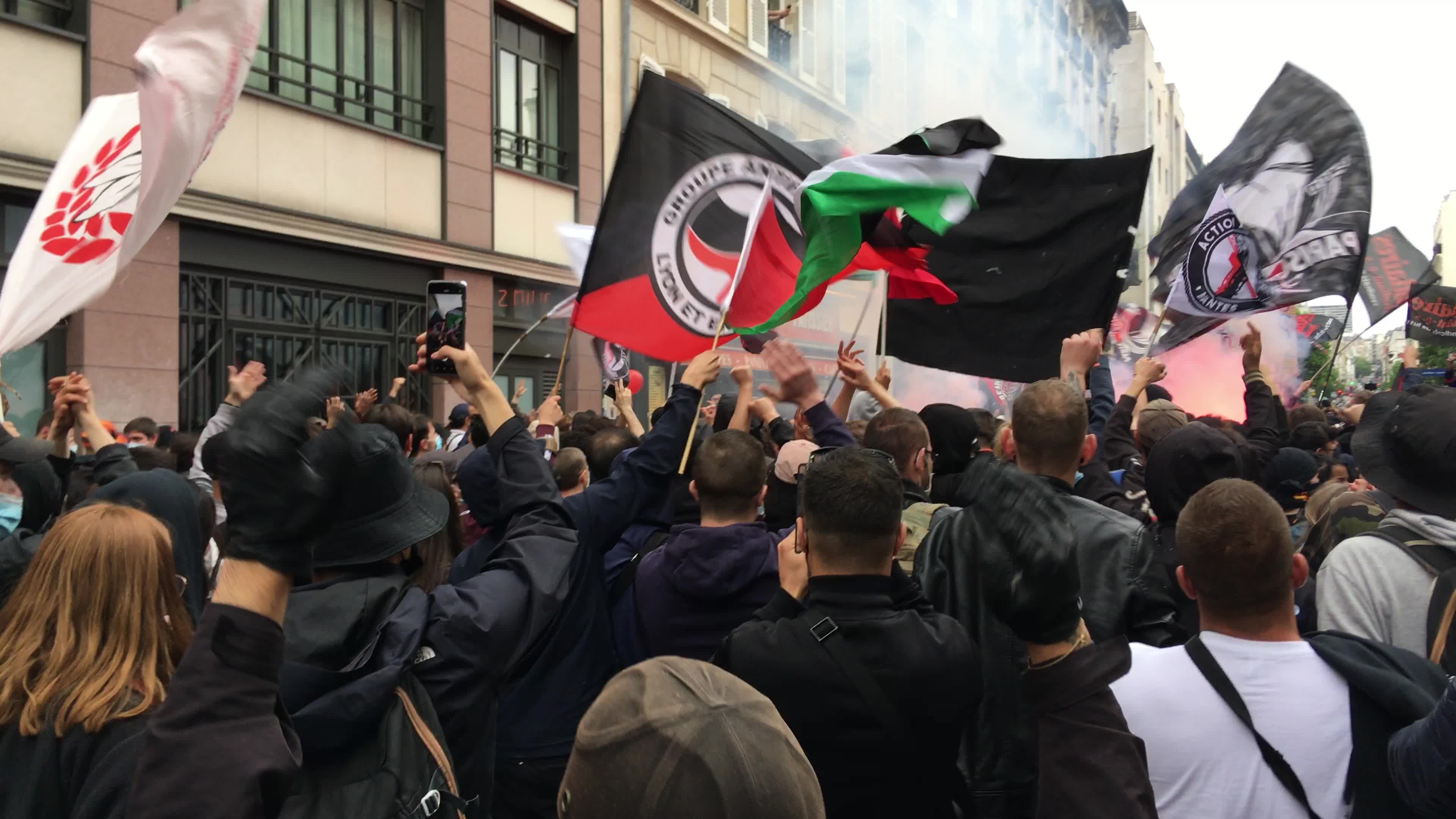Anti-fascist Demonstration In Tribute To Clement Meric