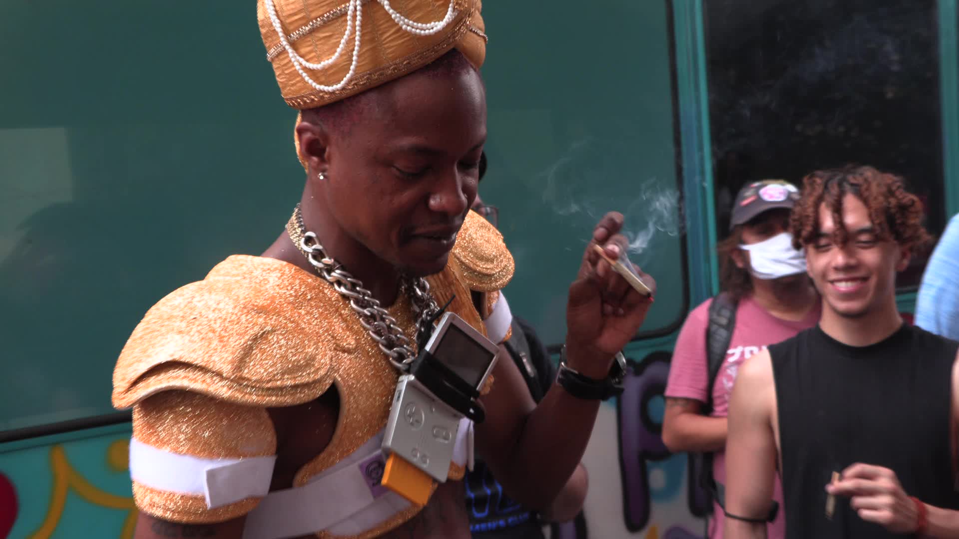 City Hall "Smoke Out" with Paperboy Prince