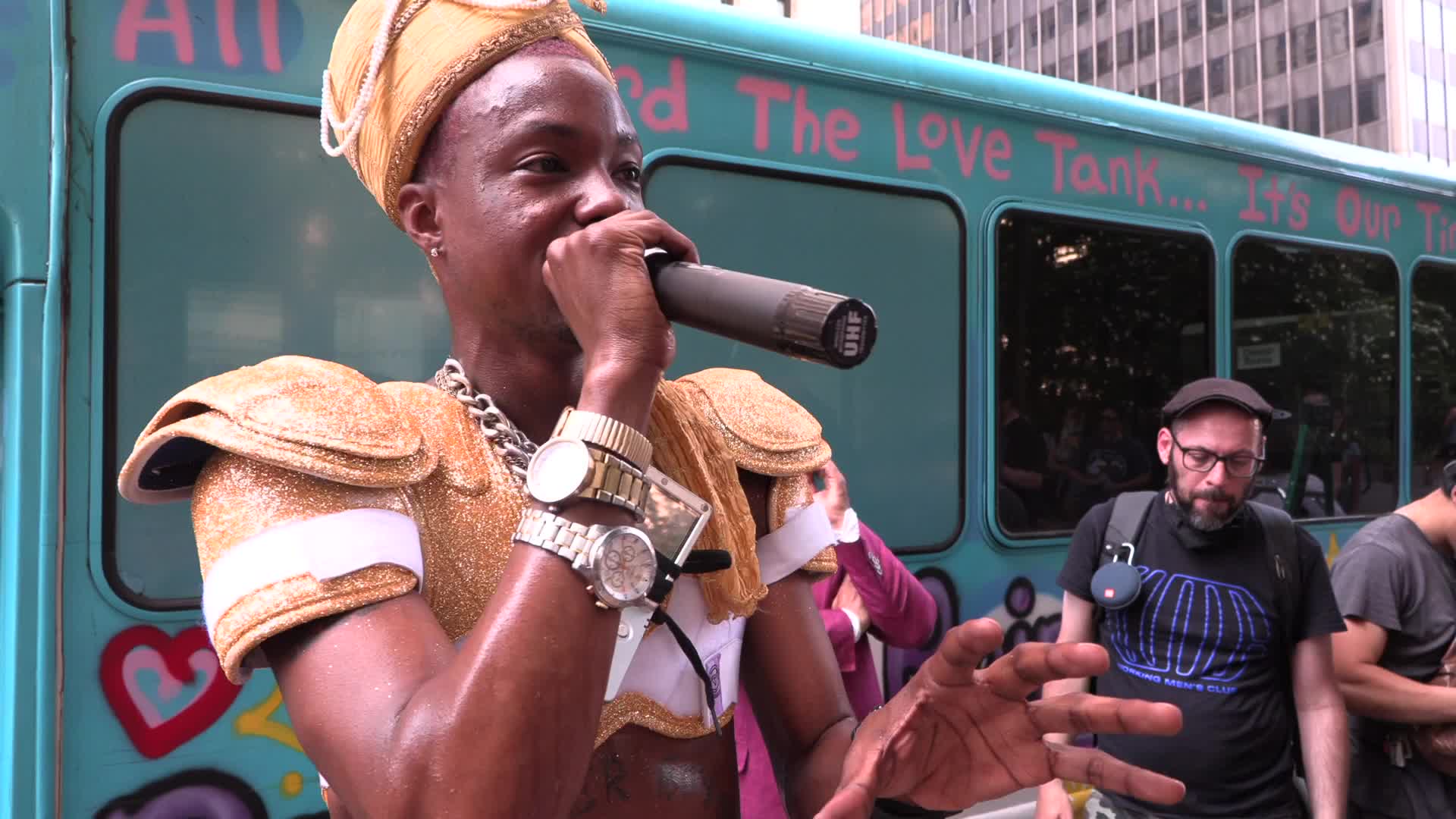 City Hall "Smoke Out" with Paperboy Prince