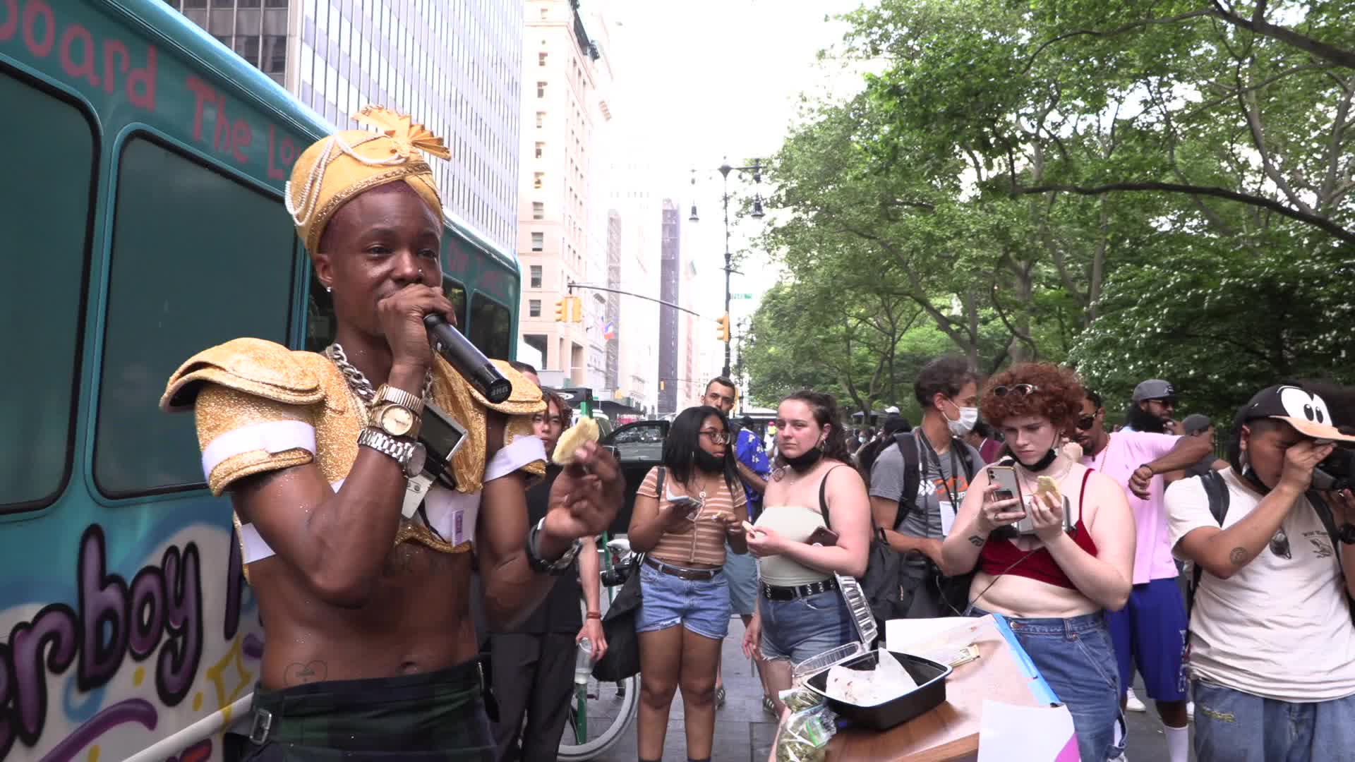 City Hall "Smoke Out" with Paperboy Prince