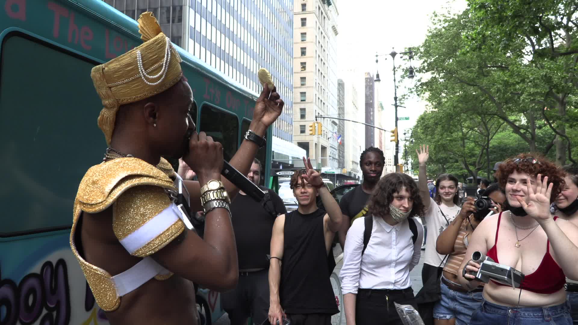 City Hall "Smoke Out" with Paperboy Prince