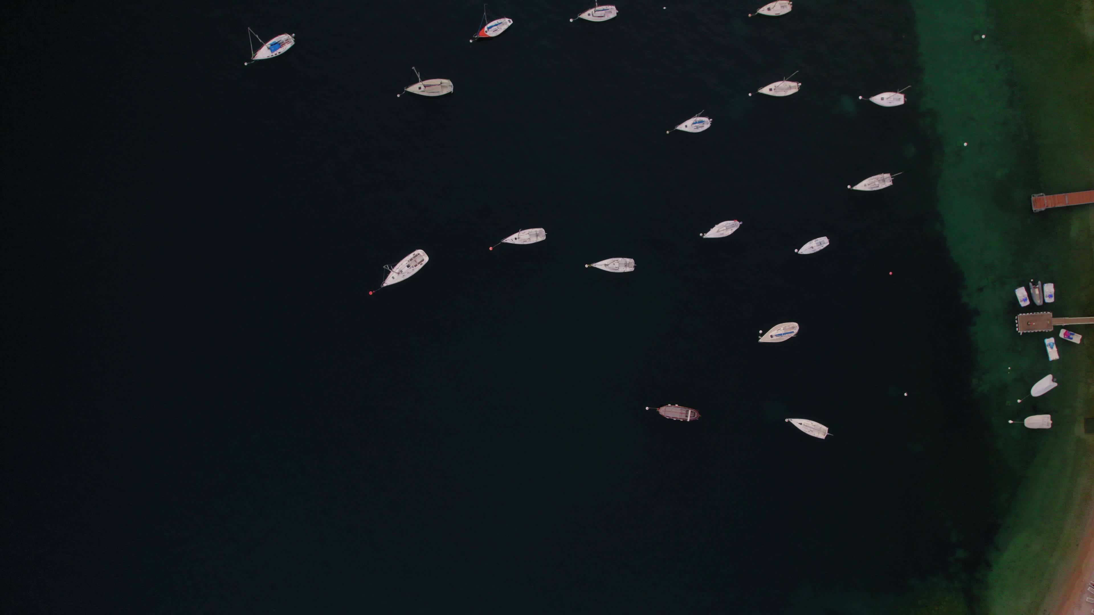 Aerial view of Lake Garda, Italy