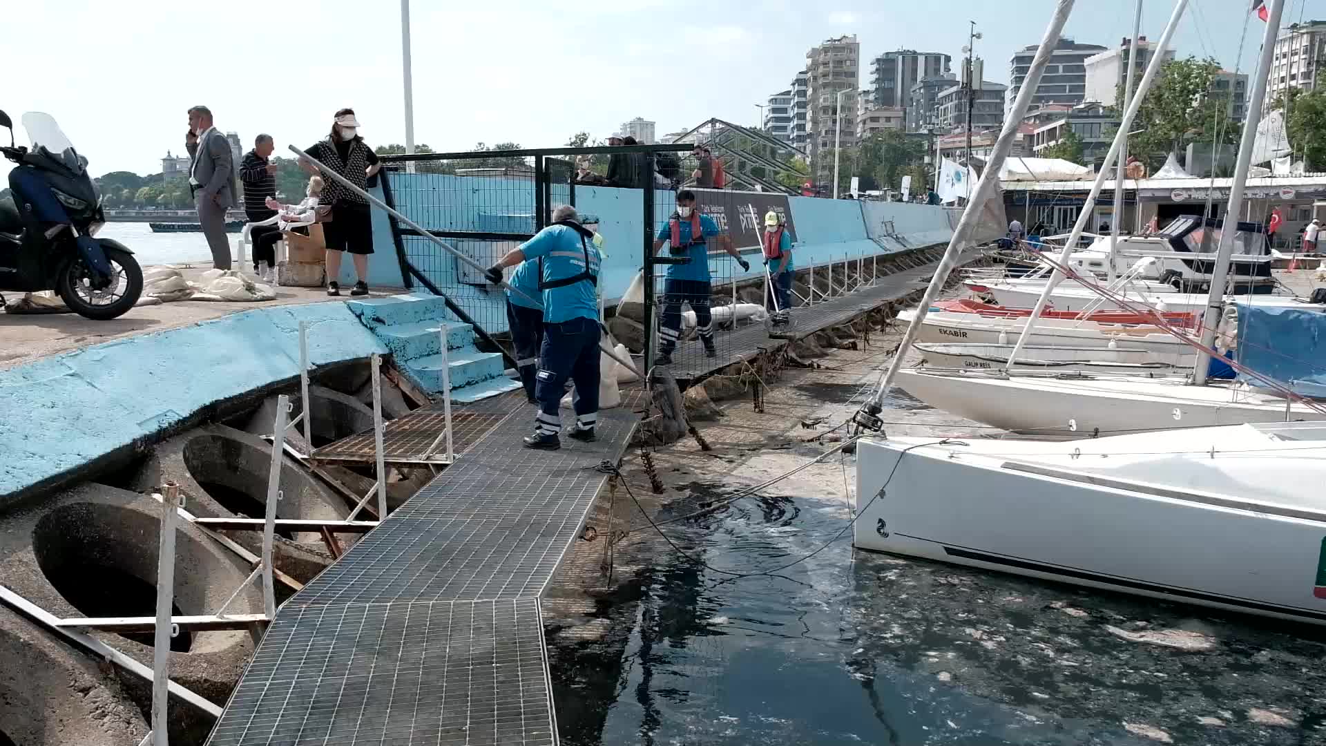 Mucilage Cleaning Has Started In The Sea Of Marmara