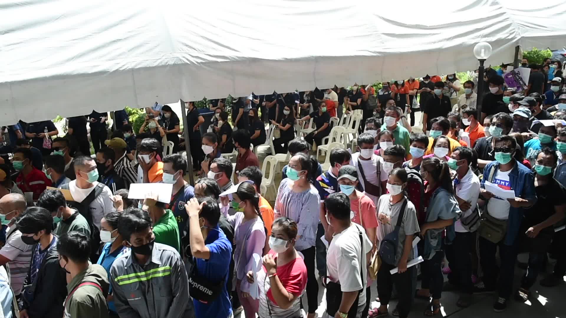 Mass vaccination against COVID-19 in Bangkok
