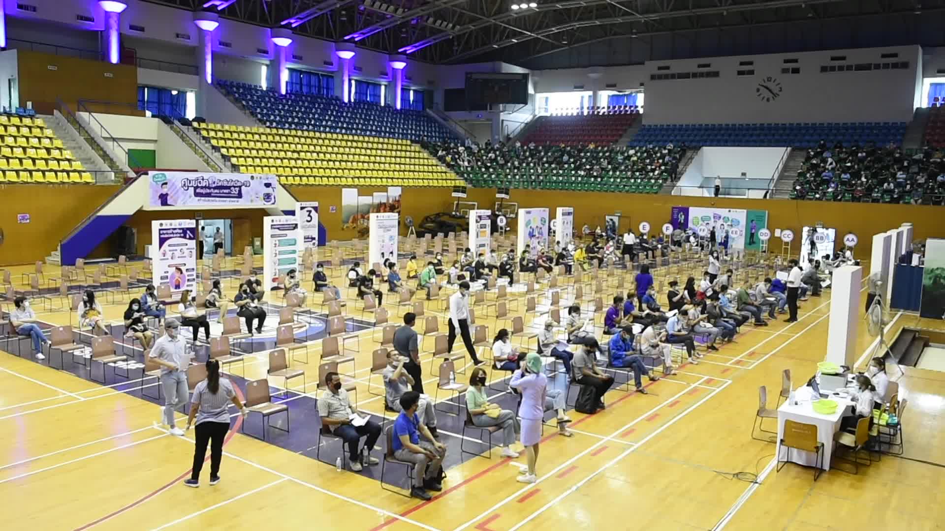 Mass vaccination against COVID-19 in Bangkok