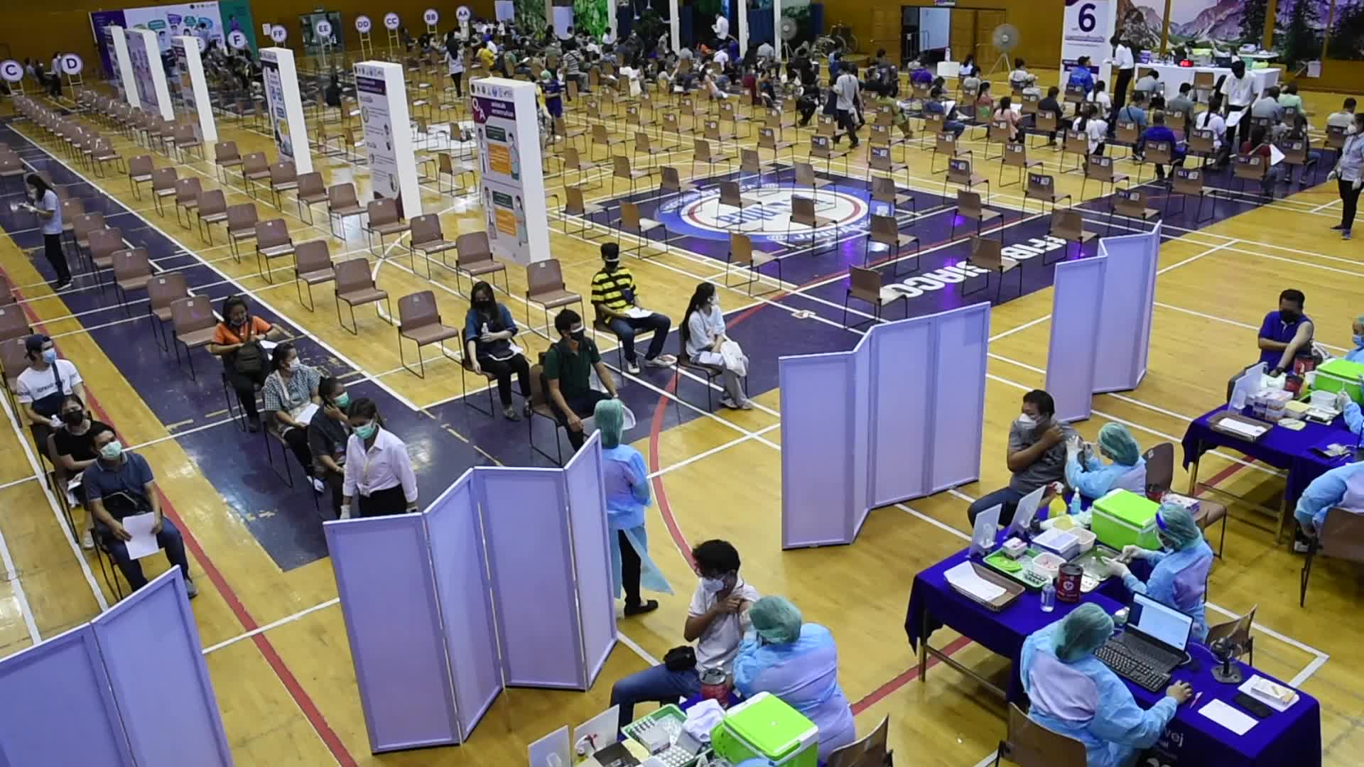 Mass vaccination against COVID-19 in Bangkok