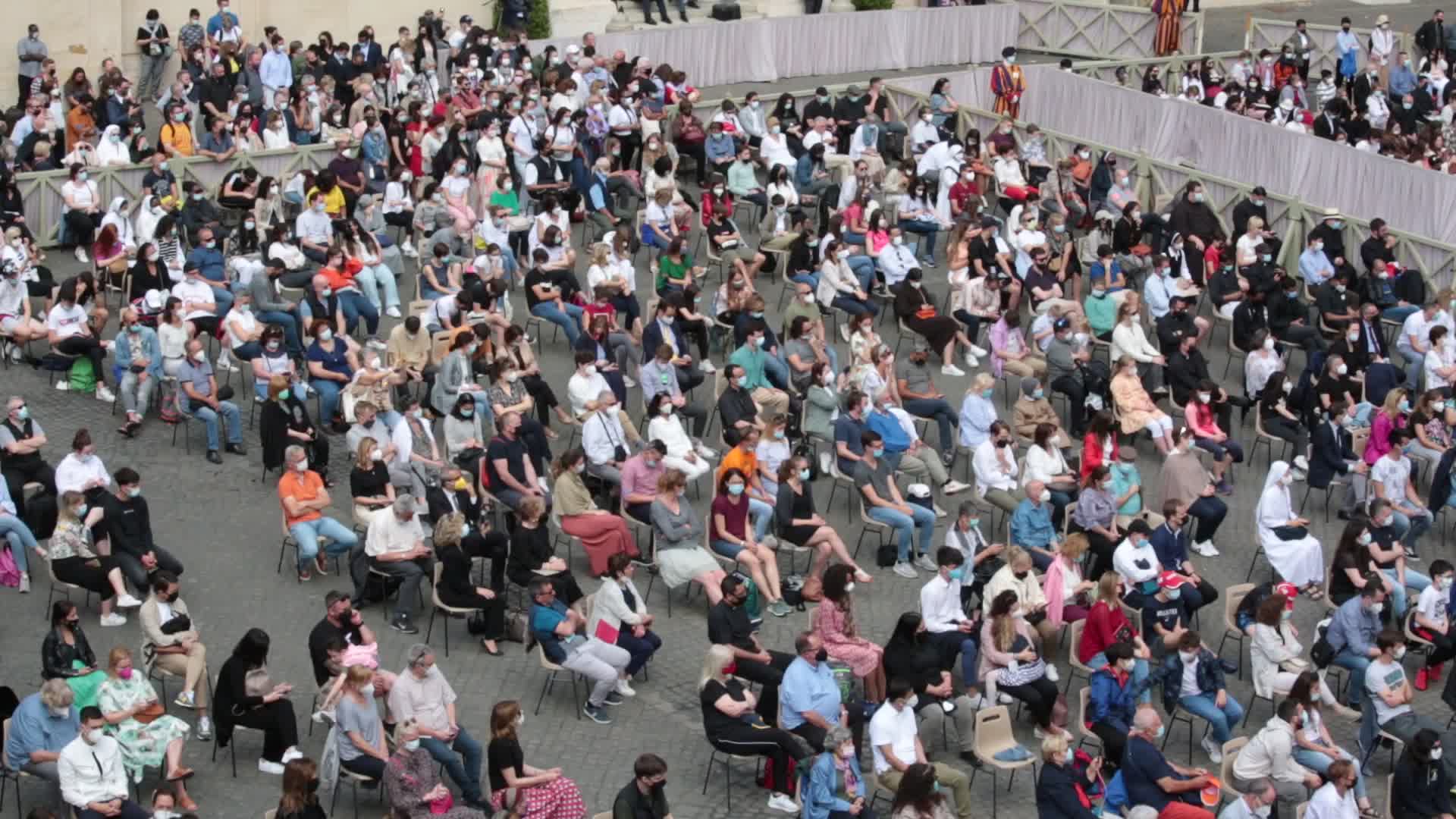 Pope Francis during the weekly general audience