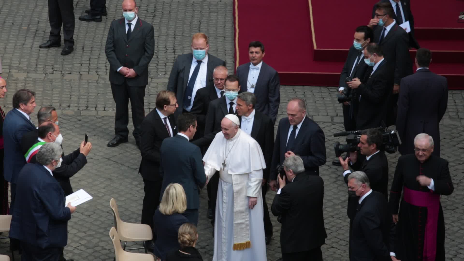 Pope Francis during the weekly general audience