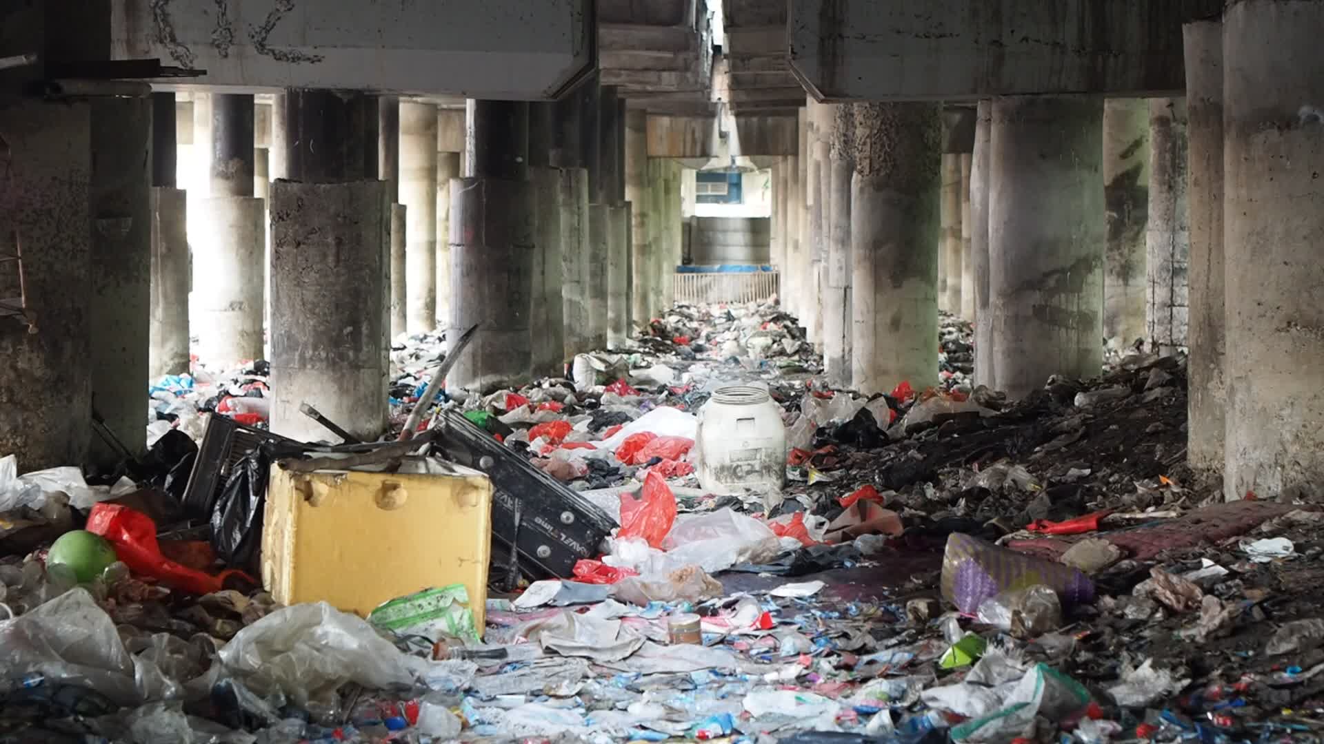 Slum area In Indonesia