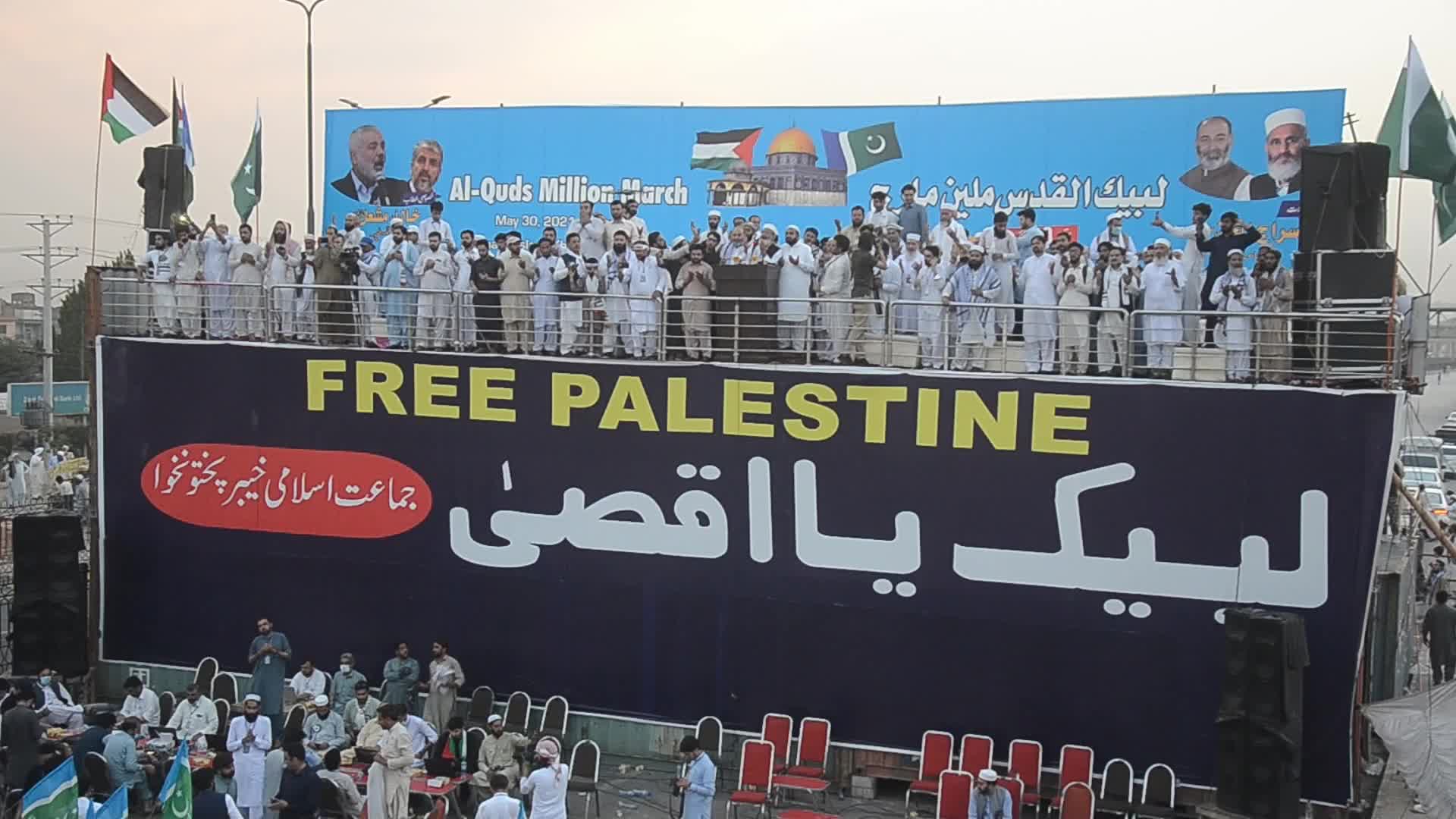 Pakistanis protest in support of Palestine
