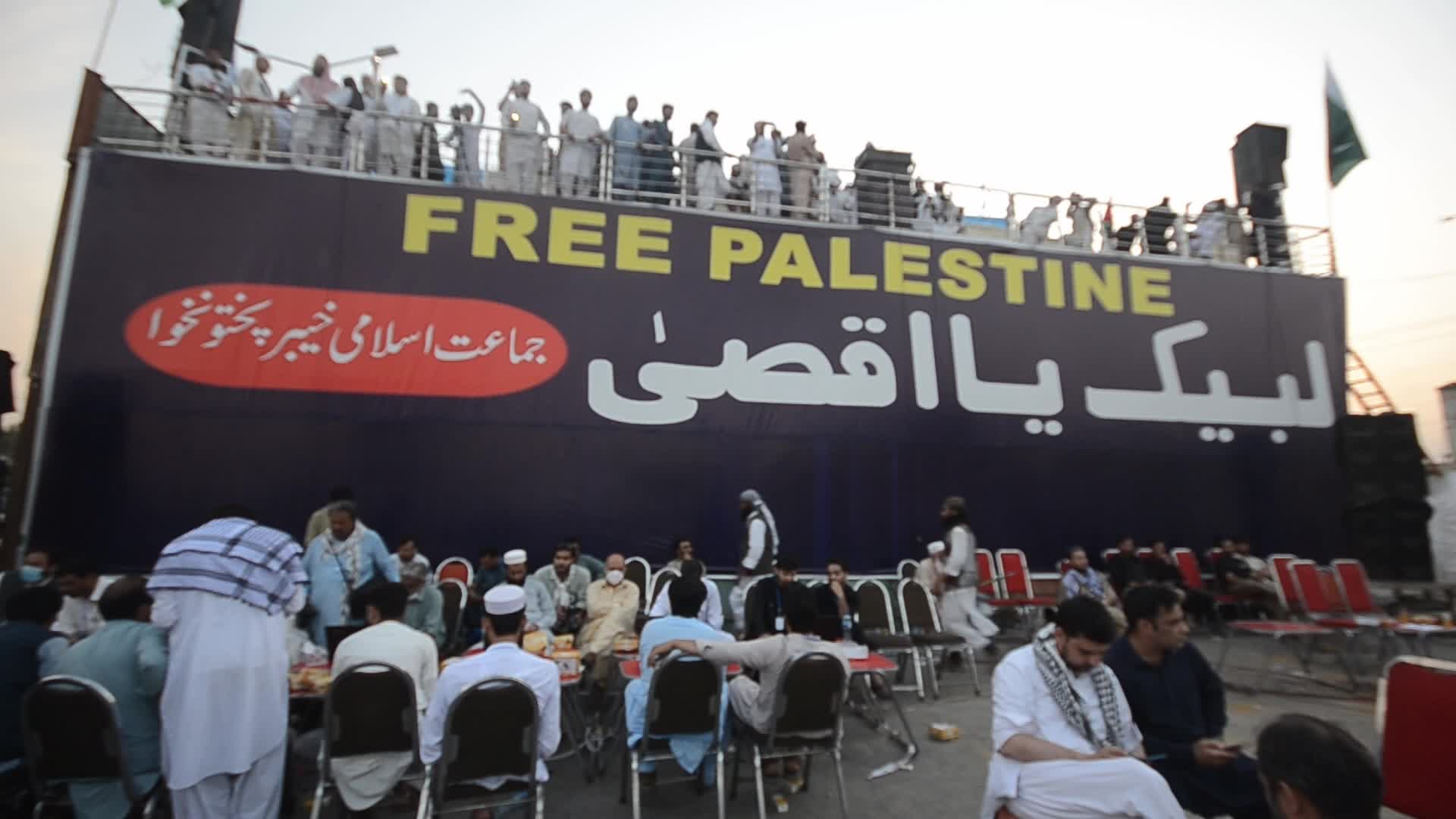 Pakistanis protest in support of Palestine
