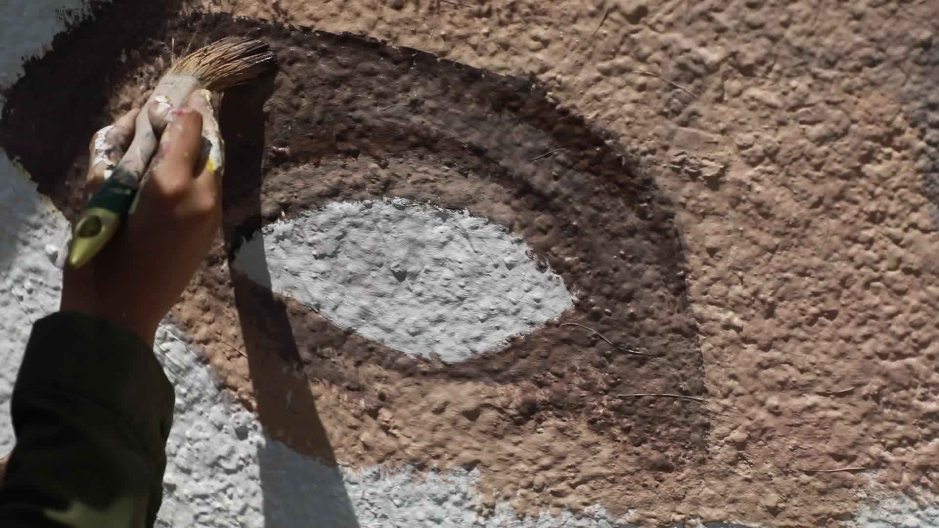 Mural in Gaza amid the ceasefire