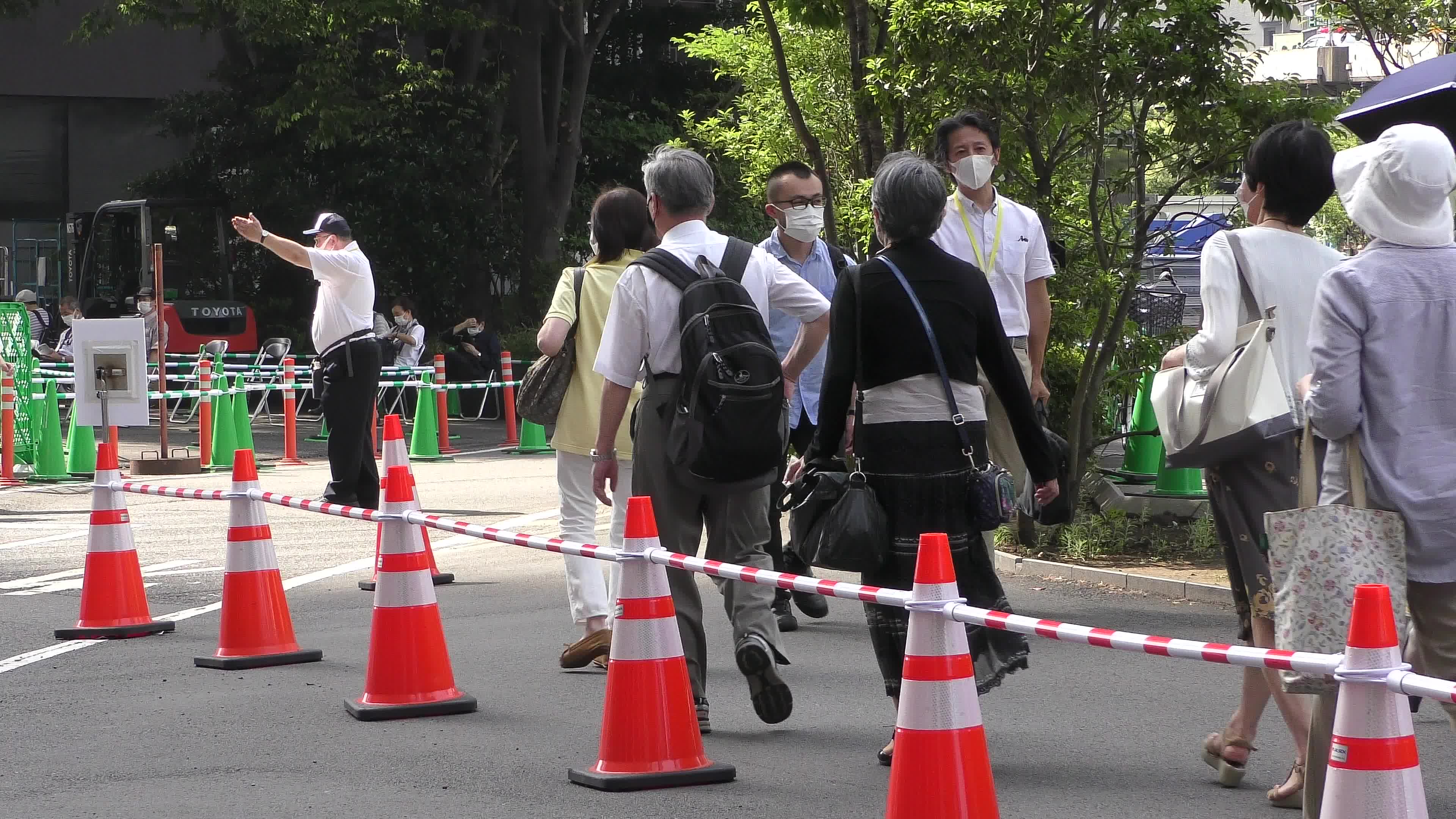 Mass COVID-19 Vaccination Center in Tokyo
