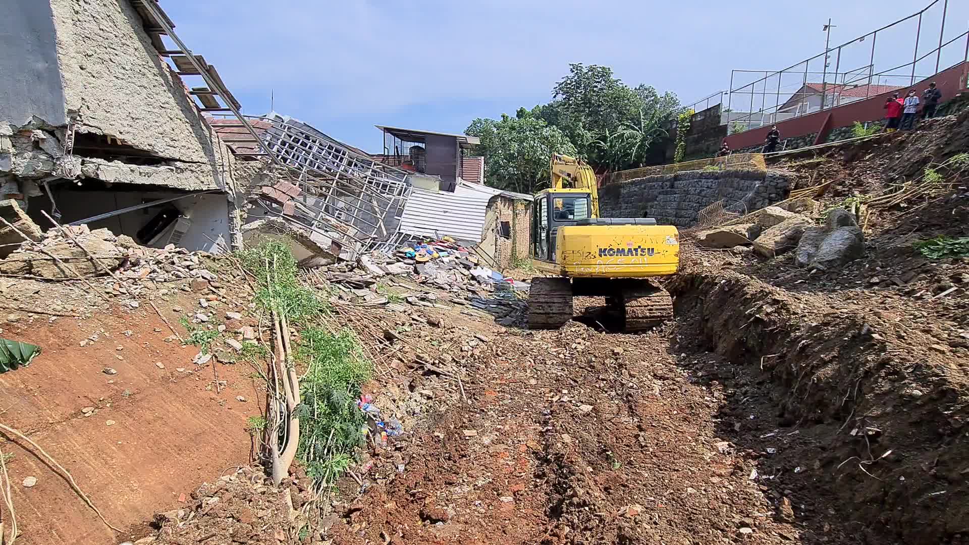 Landslide in Indonesia