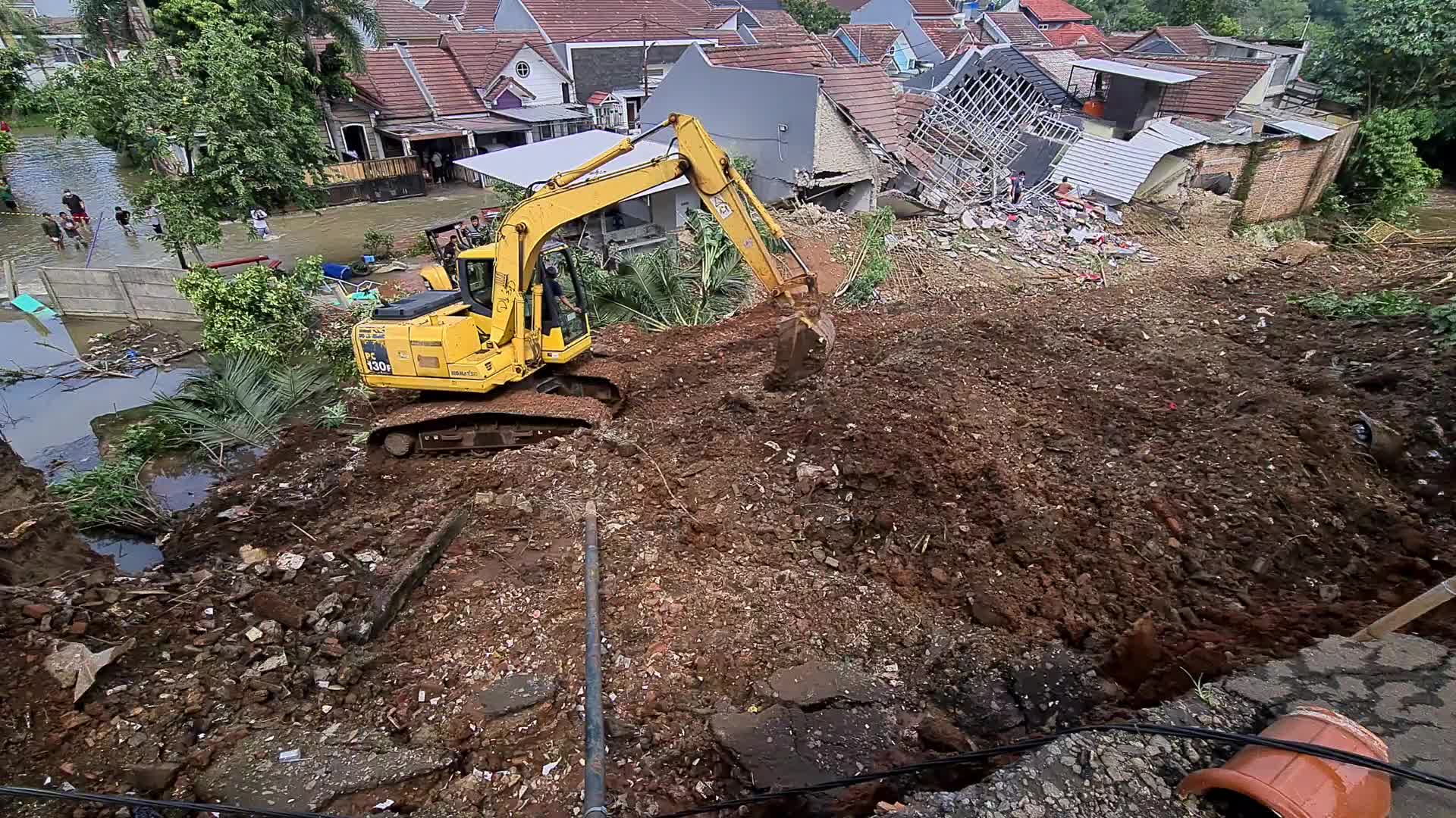Landslide in Indonesia