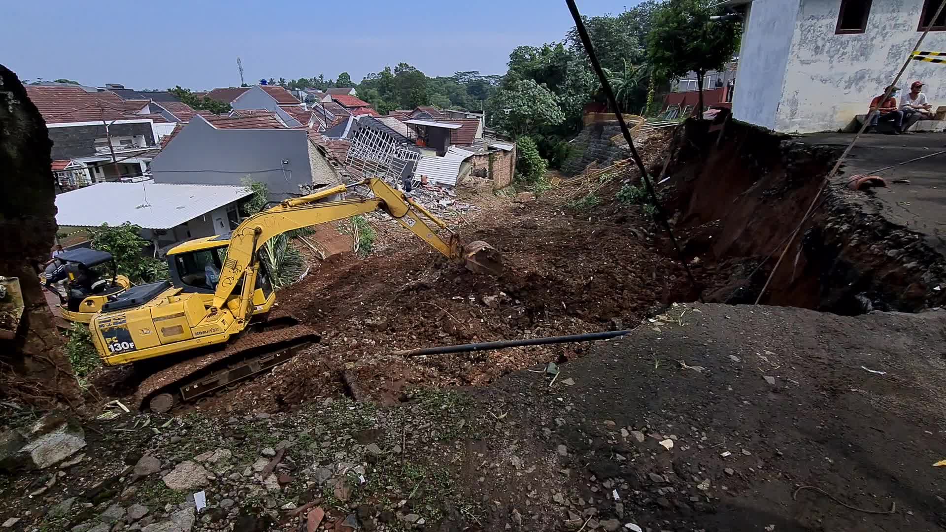 Landslide in Indonesia