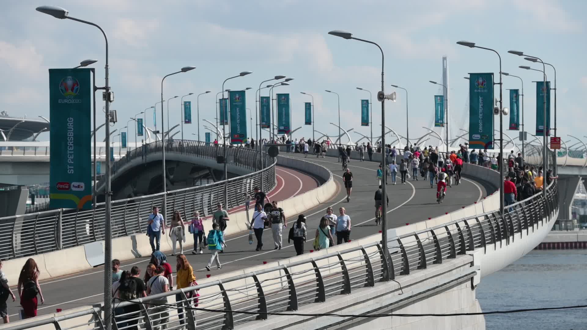 UEFA EURO 2020 atmosphere in Saint Petersburg