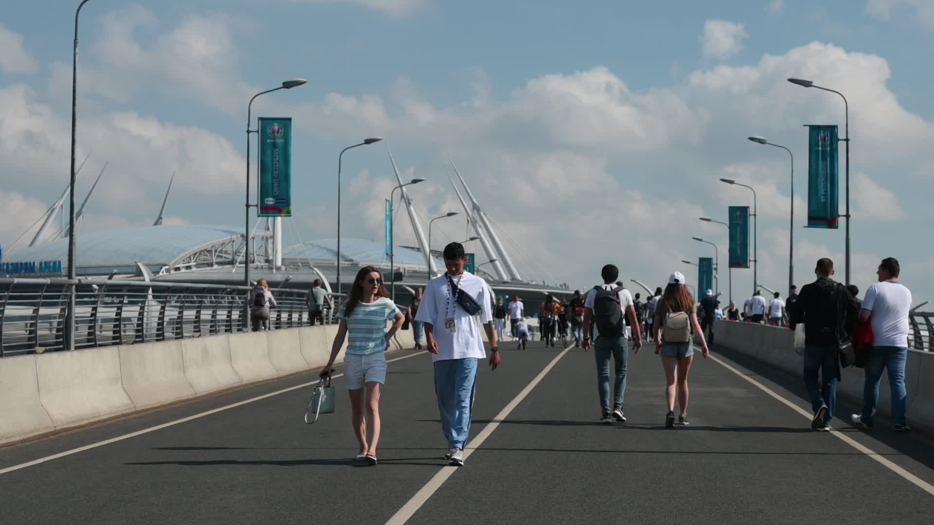 UEFA EURO 2020 atmosphere in Saint Petersburg